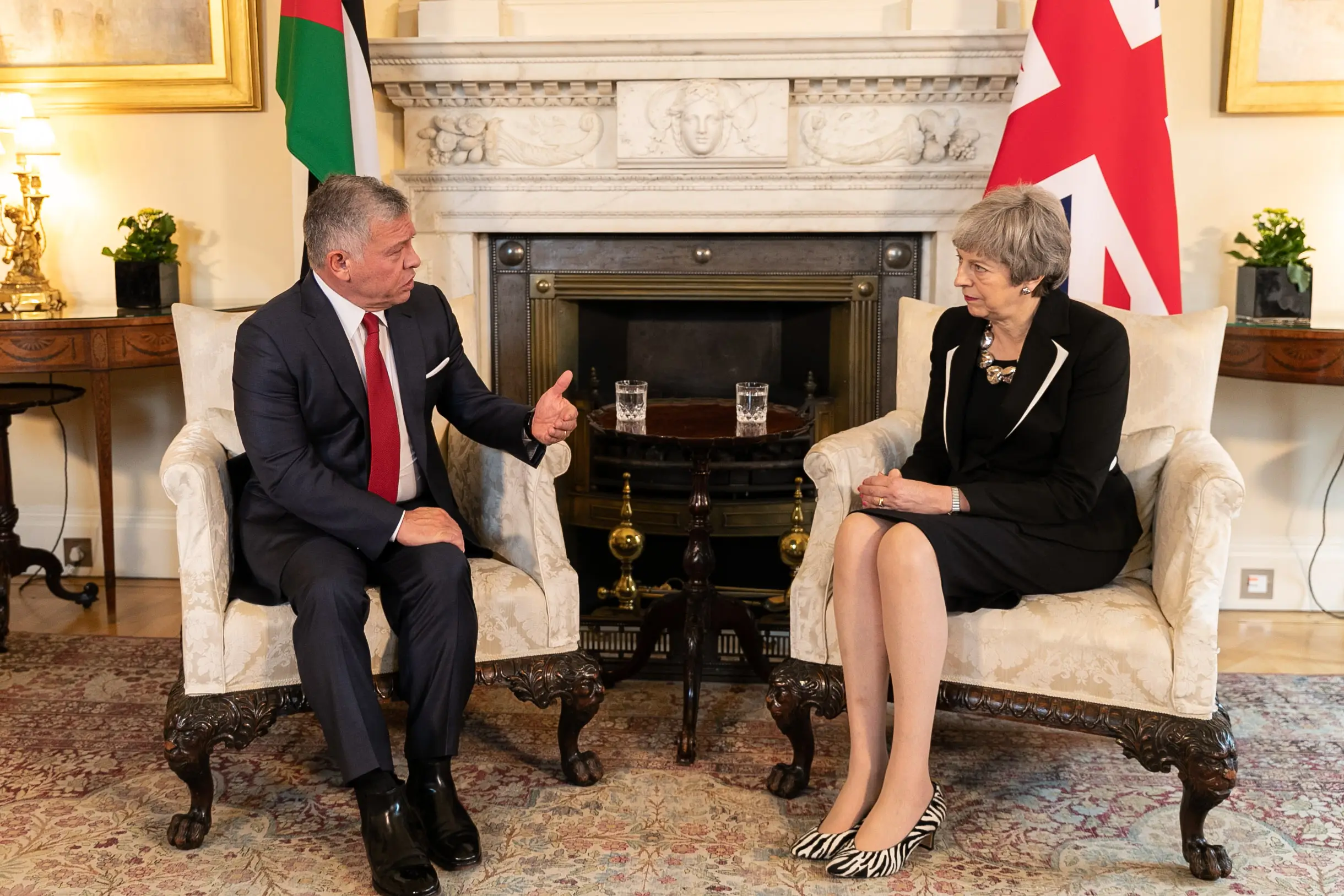 King, British PM agree to continue advancing Jordan-UK cooperation