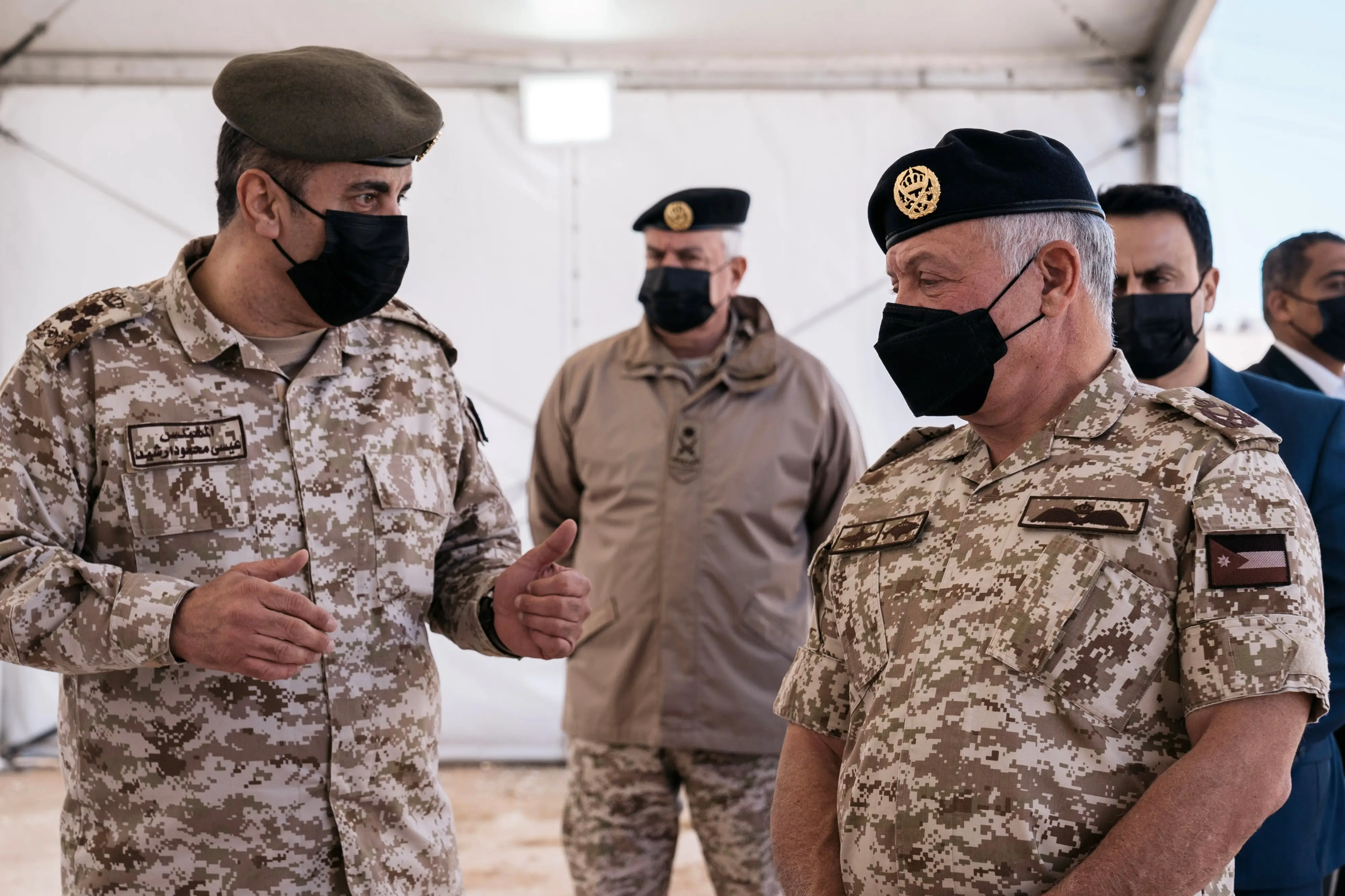 الملك يتفقد سير العمل في مشروع الموقع الجديد للقيادة العامة للقوات المسلحة