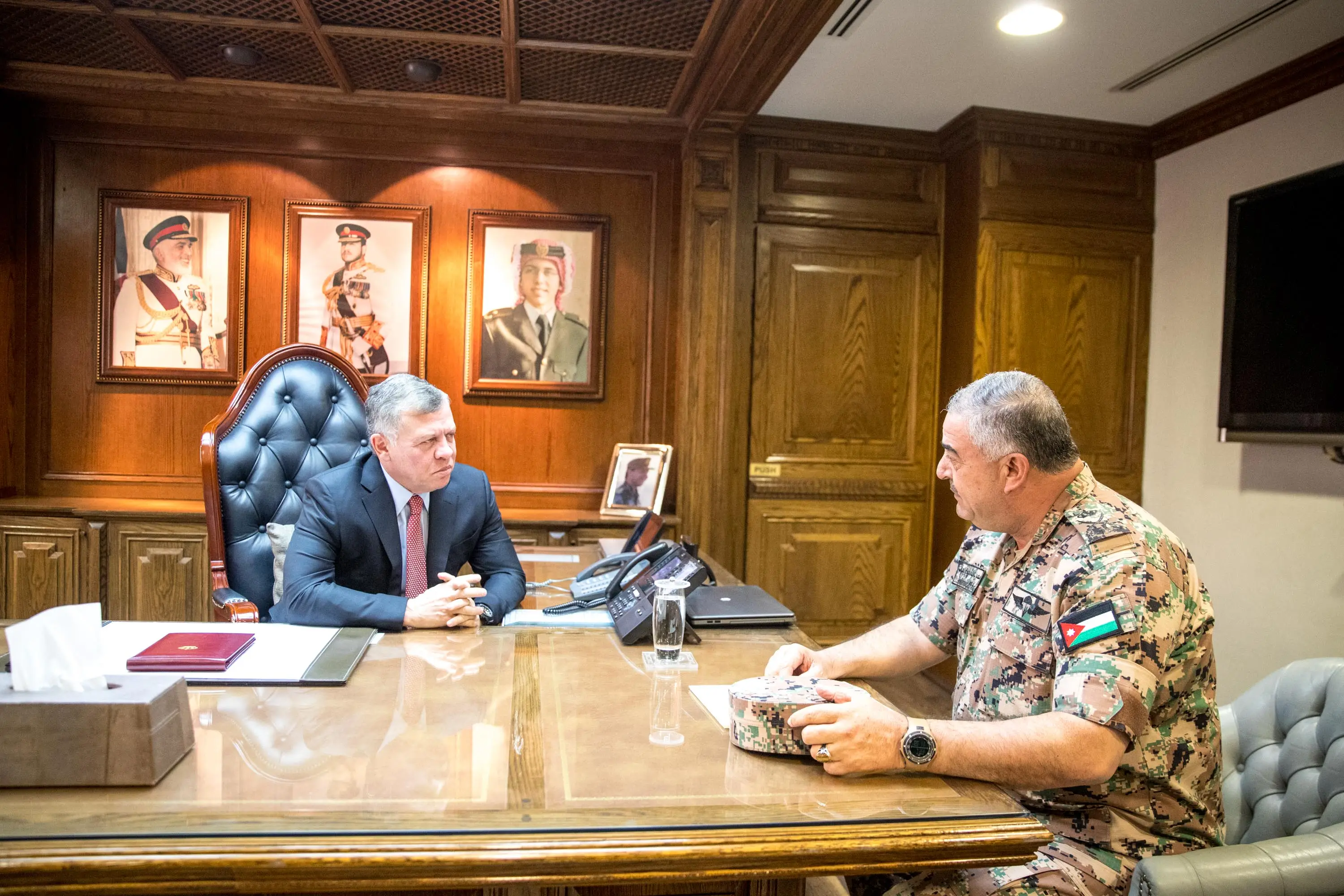 King visits JAF General Command