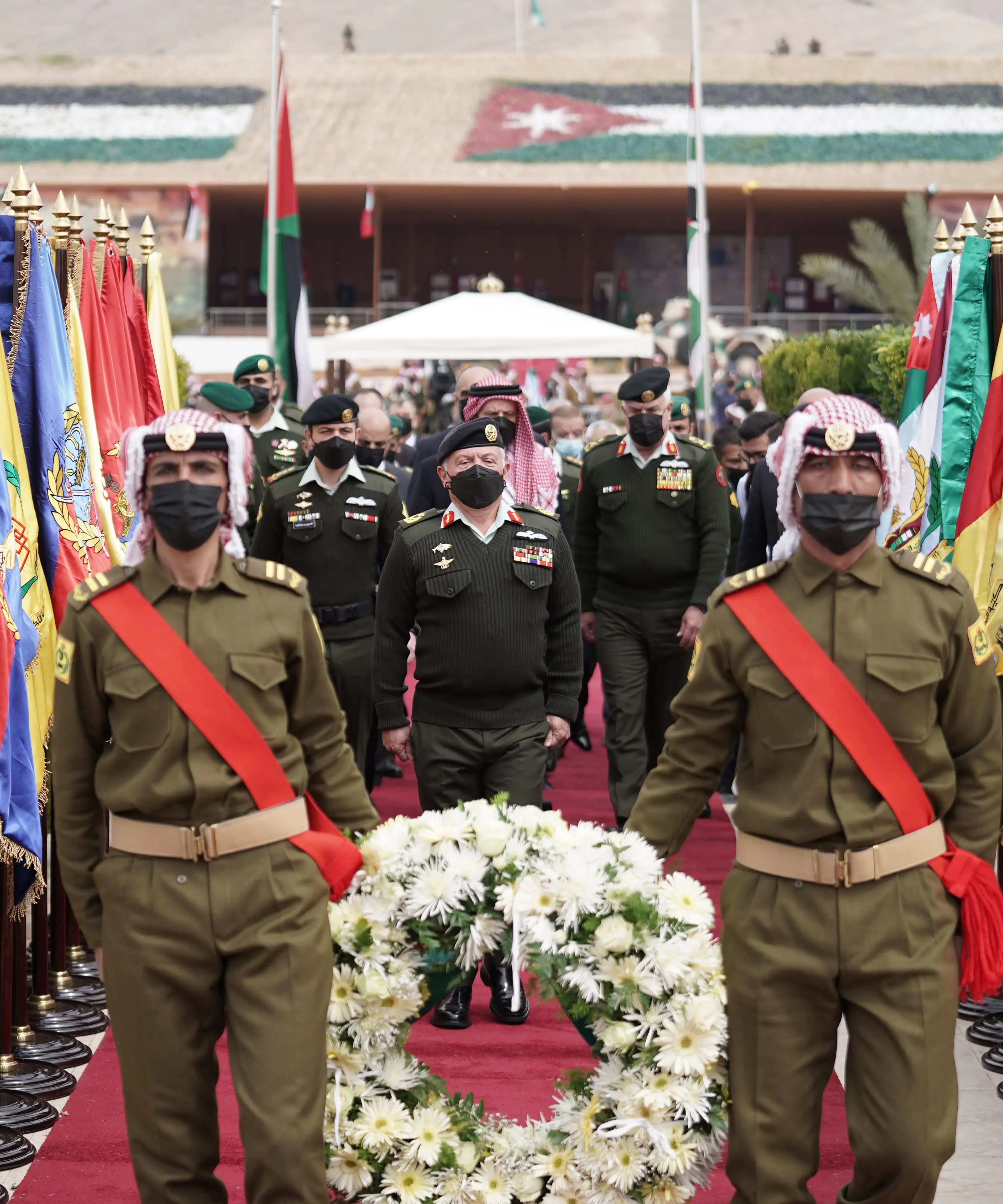 King attends JAF ceremony marking Al Karamah Battle’s 54th anniversary