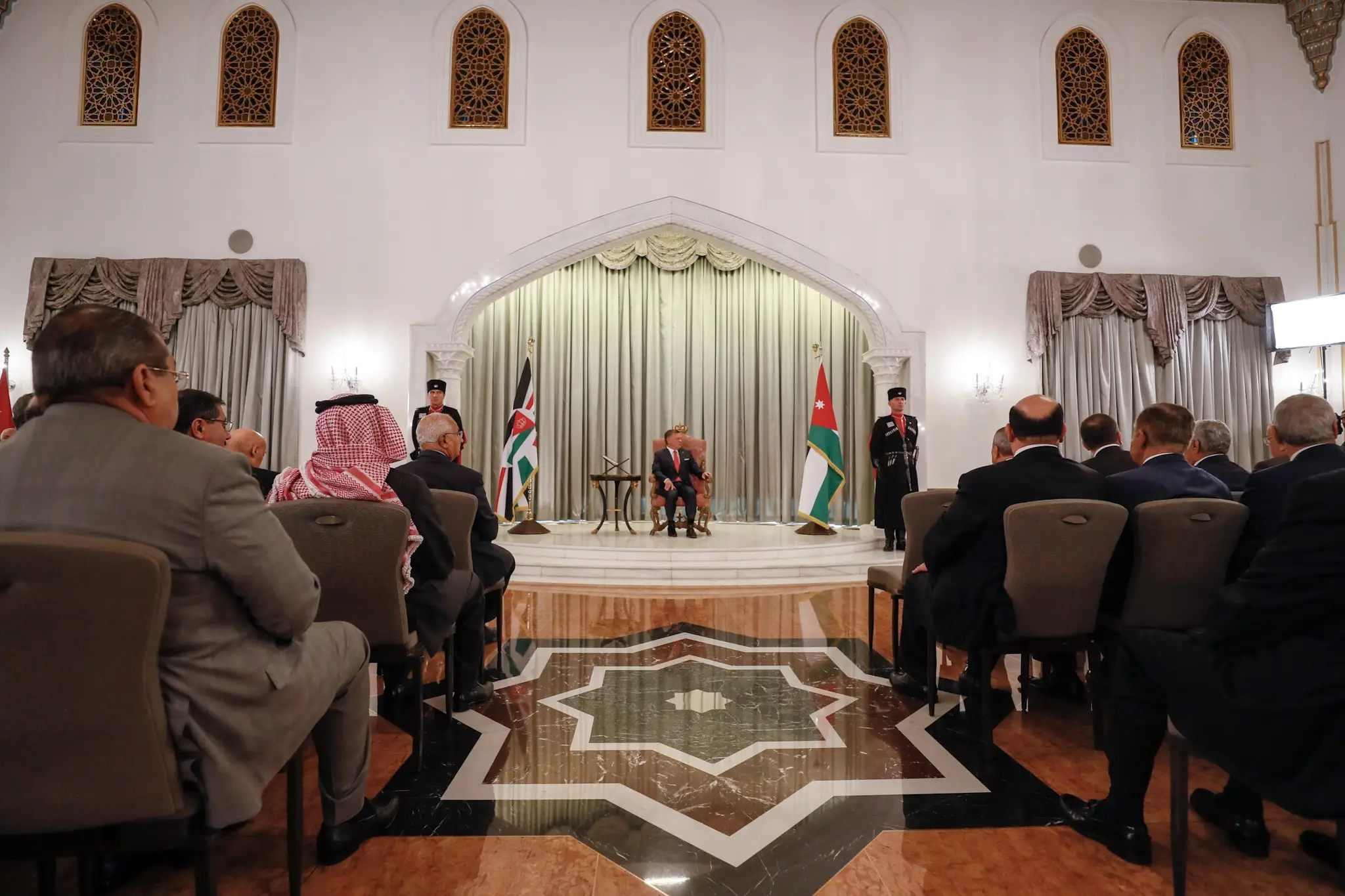 King listens to Parliament’s responses to Speech from the Throne