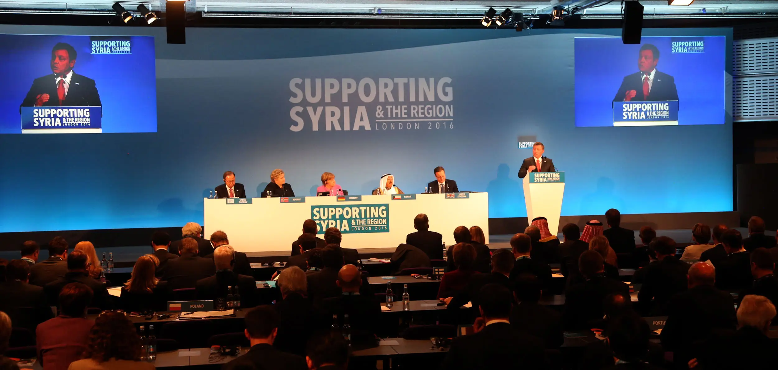 Well-being of Jordanian people is my first priority, King tells London conference 