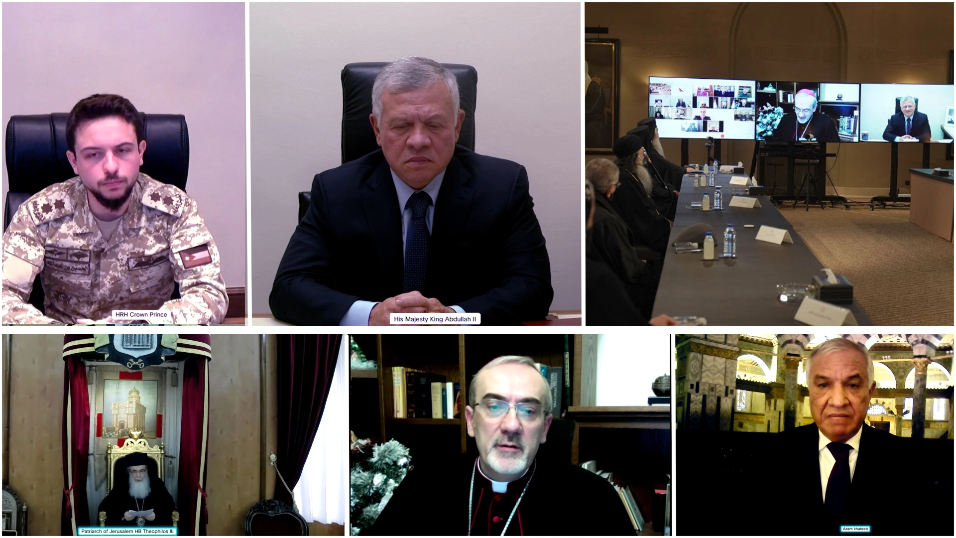 King, Crown Prince extend best wishes to Jordanian, Palestinian Christians on occasion of Christmas