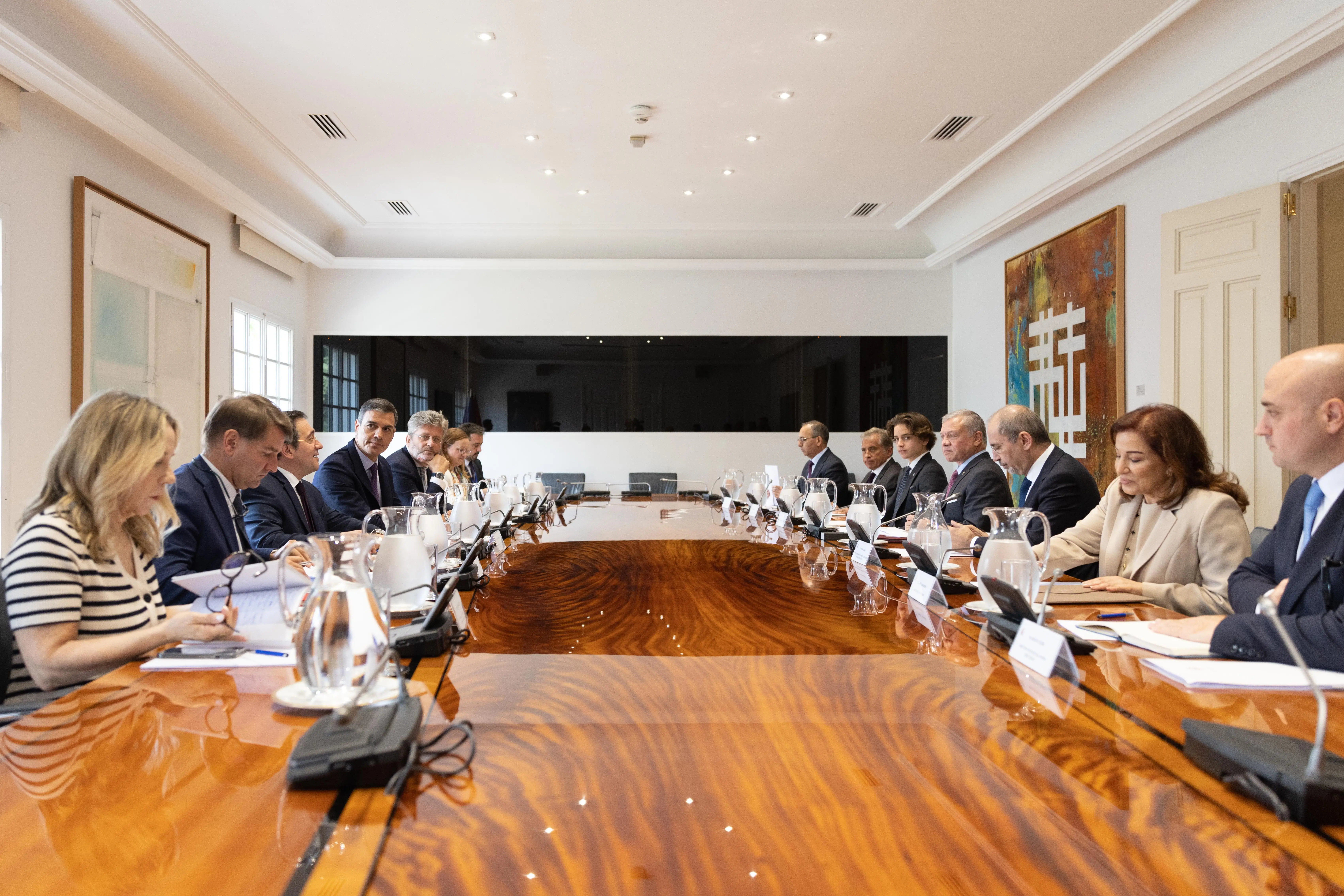 King holds talks with Spain PM as two countries agree to advance ties to strategic level