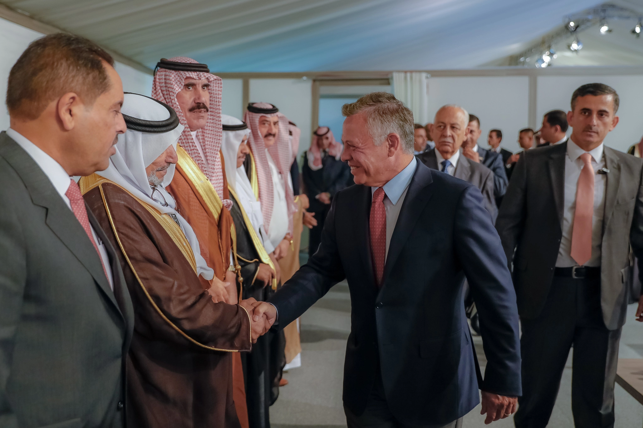 King meets community leaders from northern, central and southern Badia regions