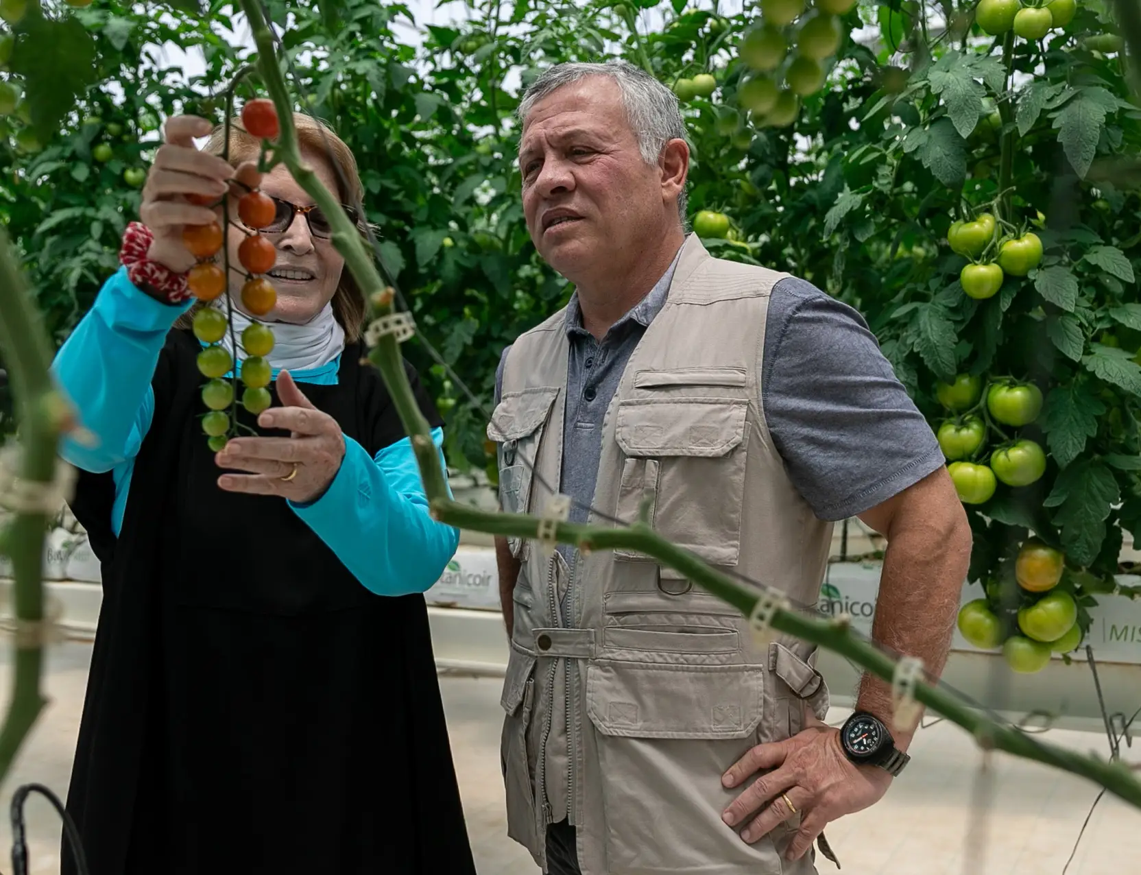 King inaugurates agricultural project by Del Monte in Mafraq