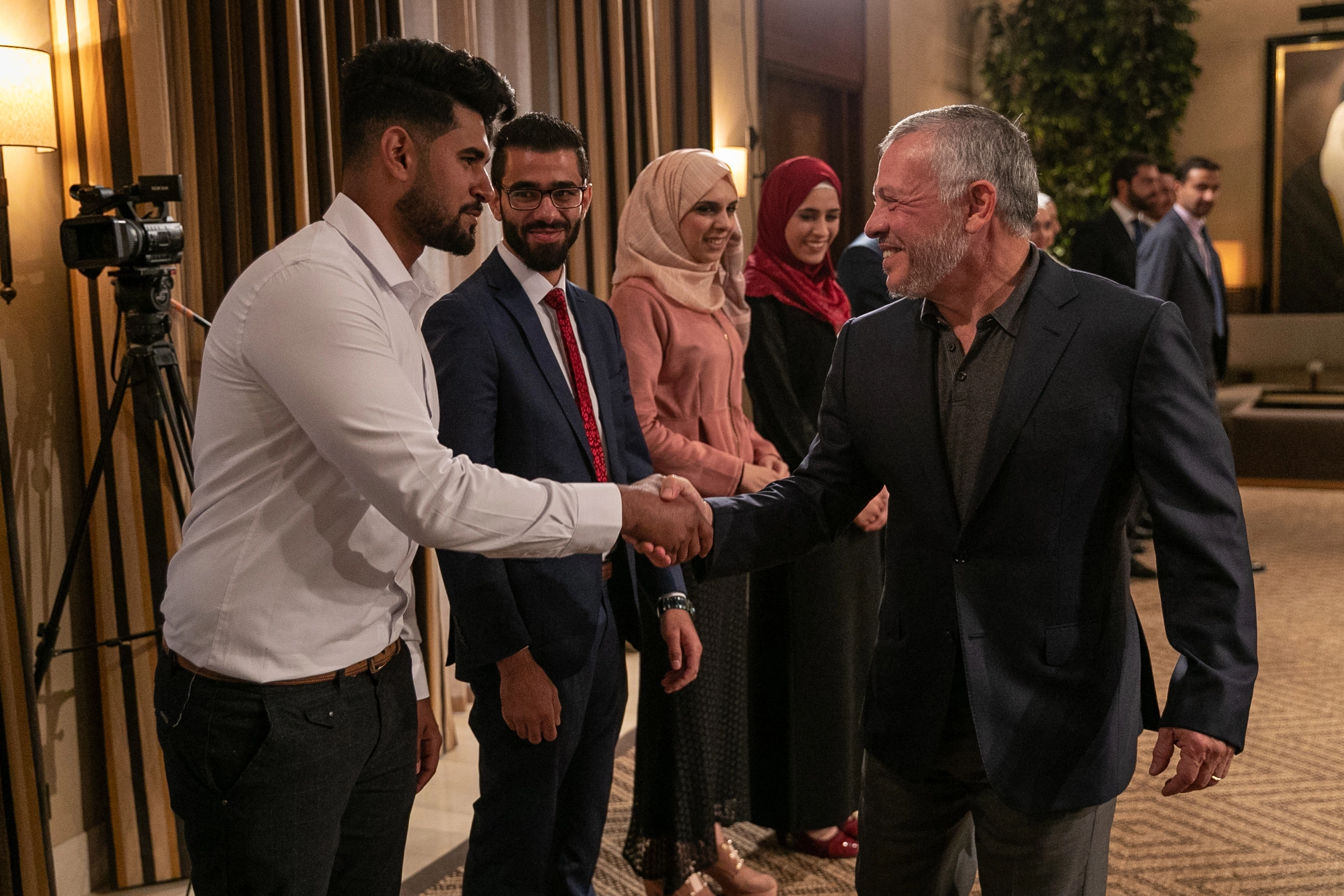 King meets young entrepreneurs
