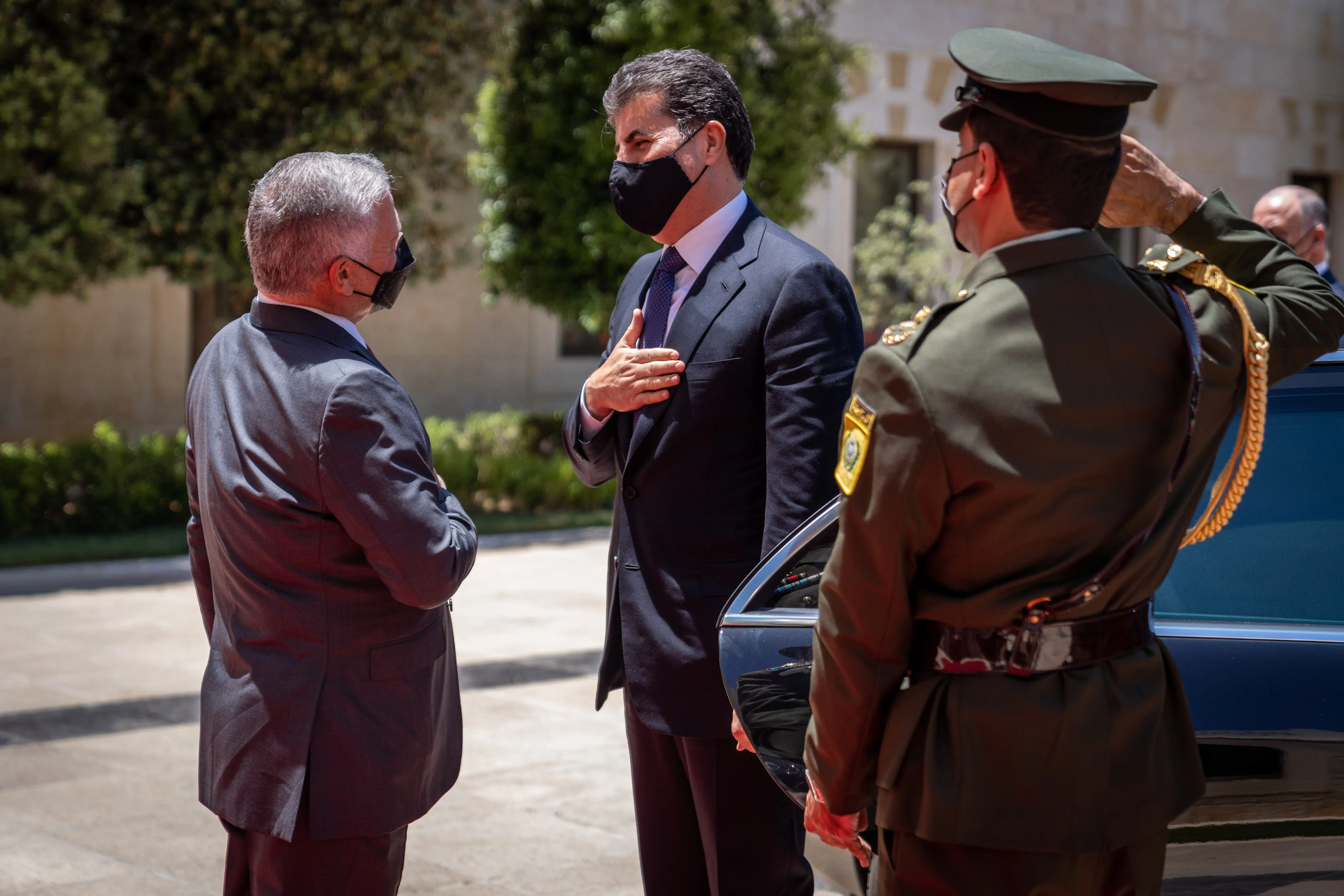 King receives president of Kurdistan Region in Iraq
