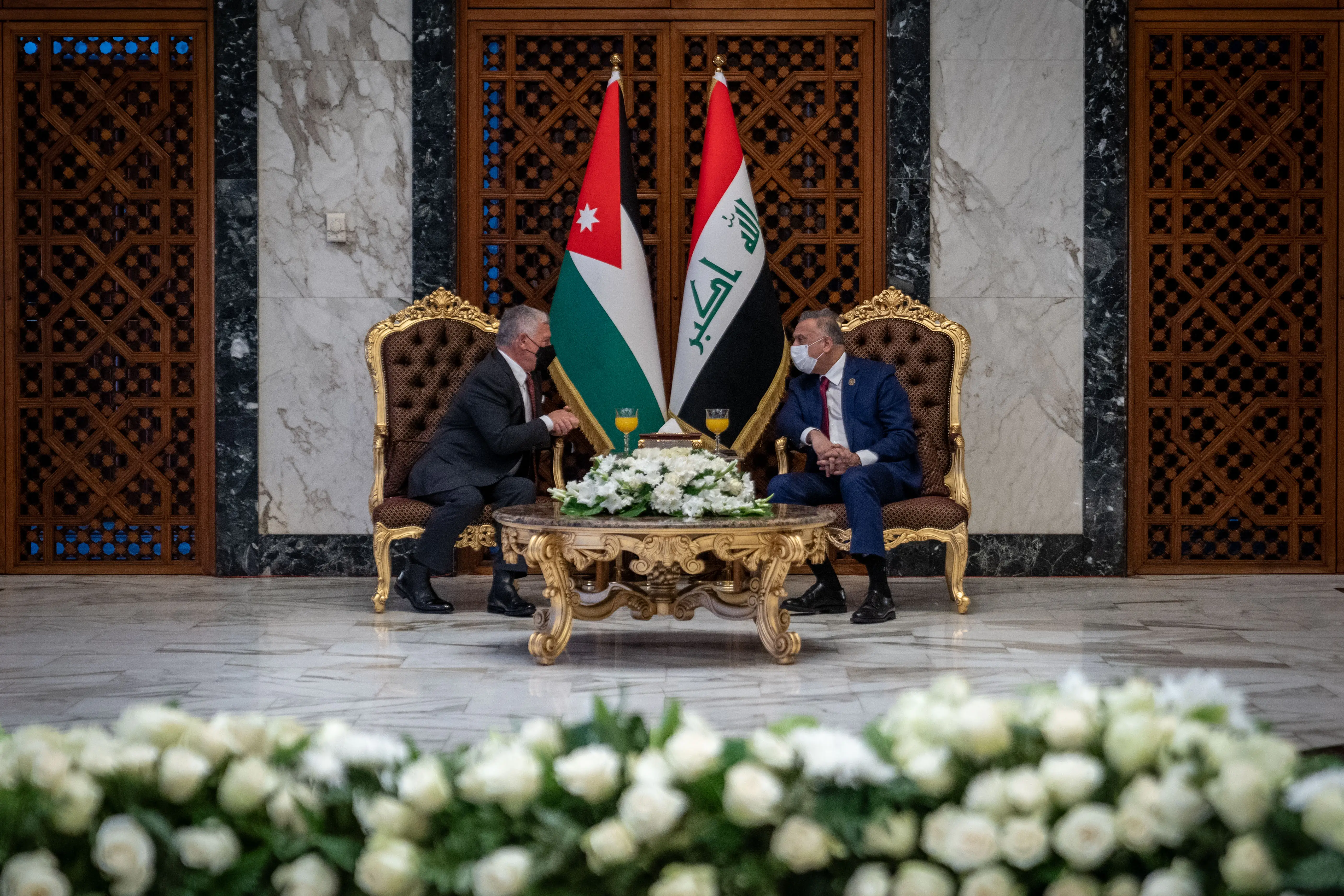 الملك يصل إلى بغداد
