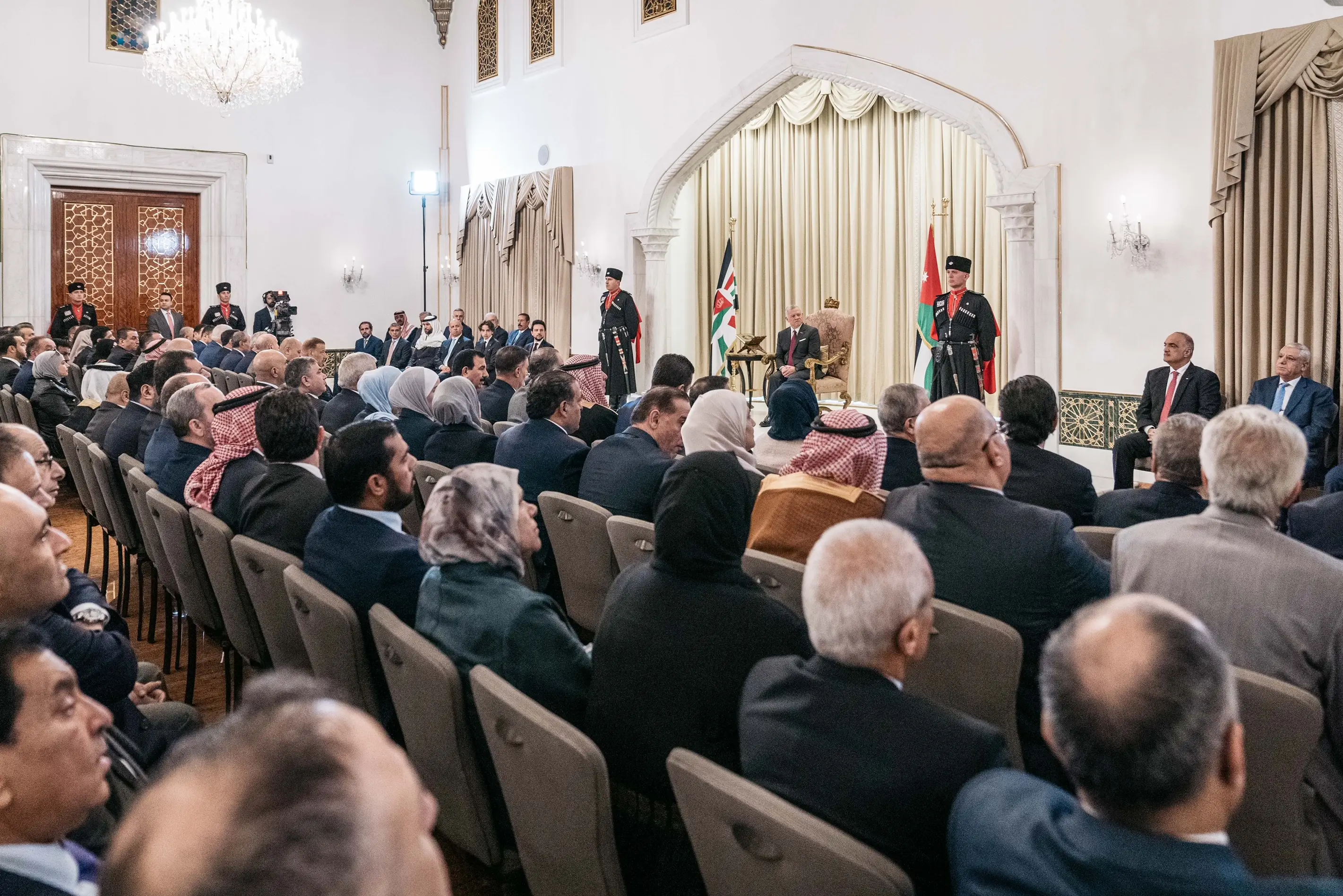 King listens to Parliament’s response to Speech from the Throne