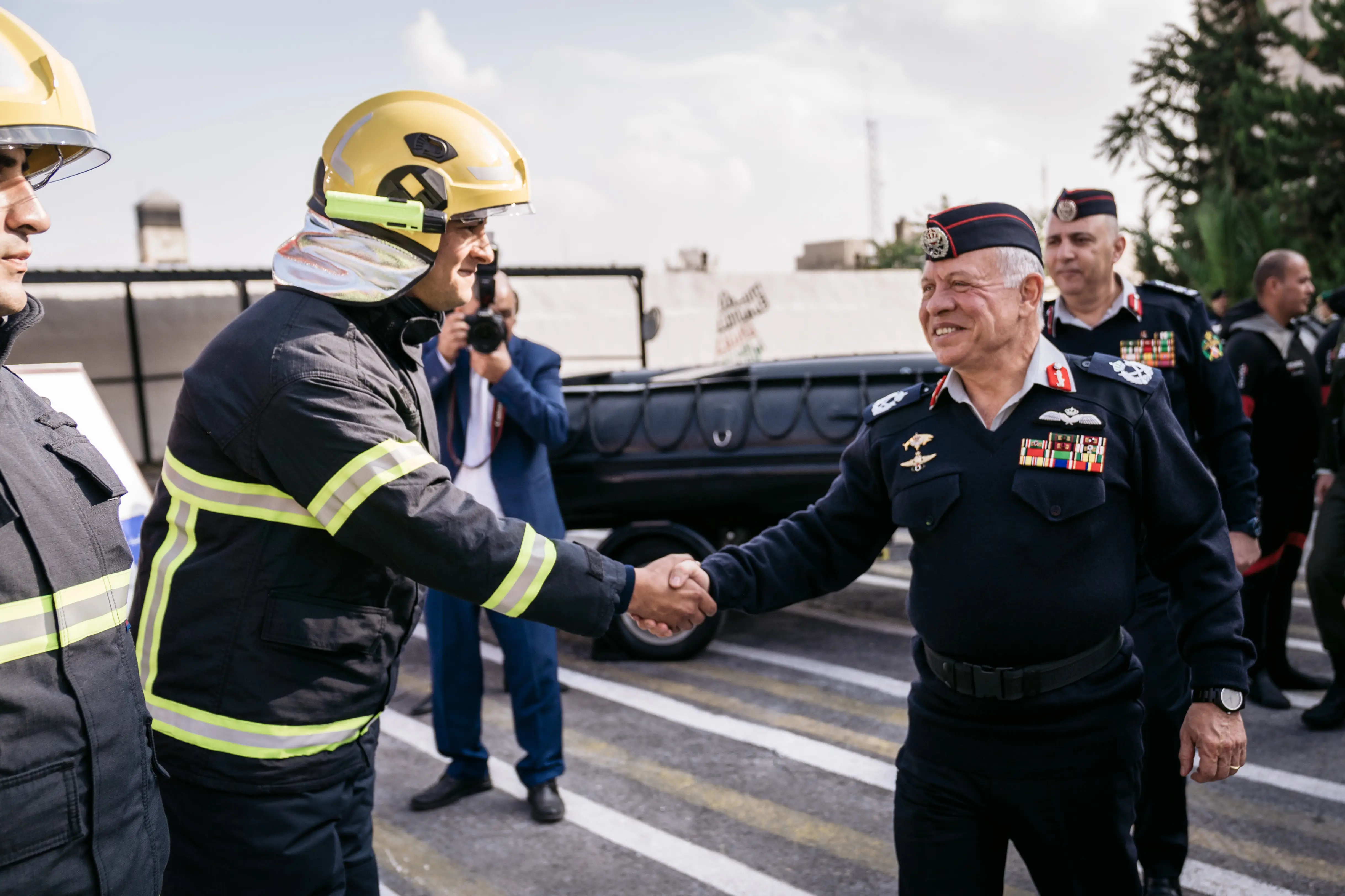 King checks on Civil Defence Department readiness