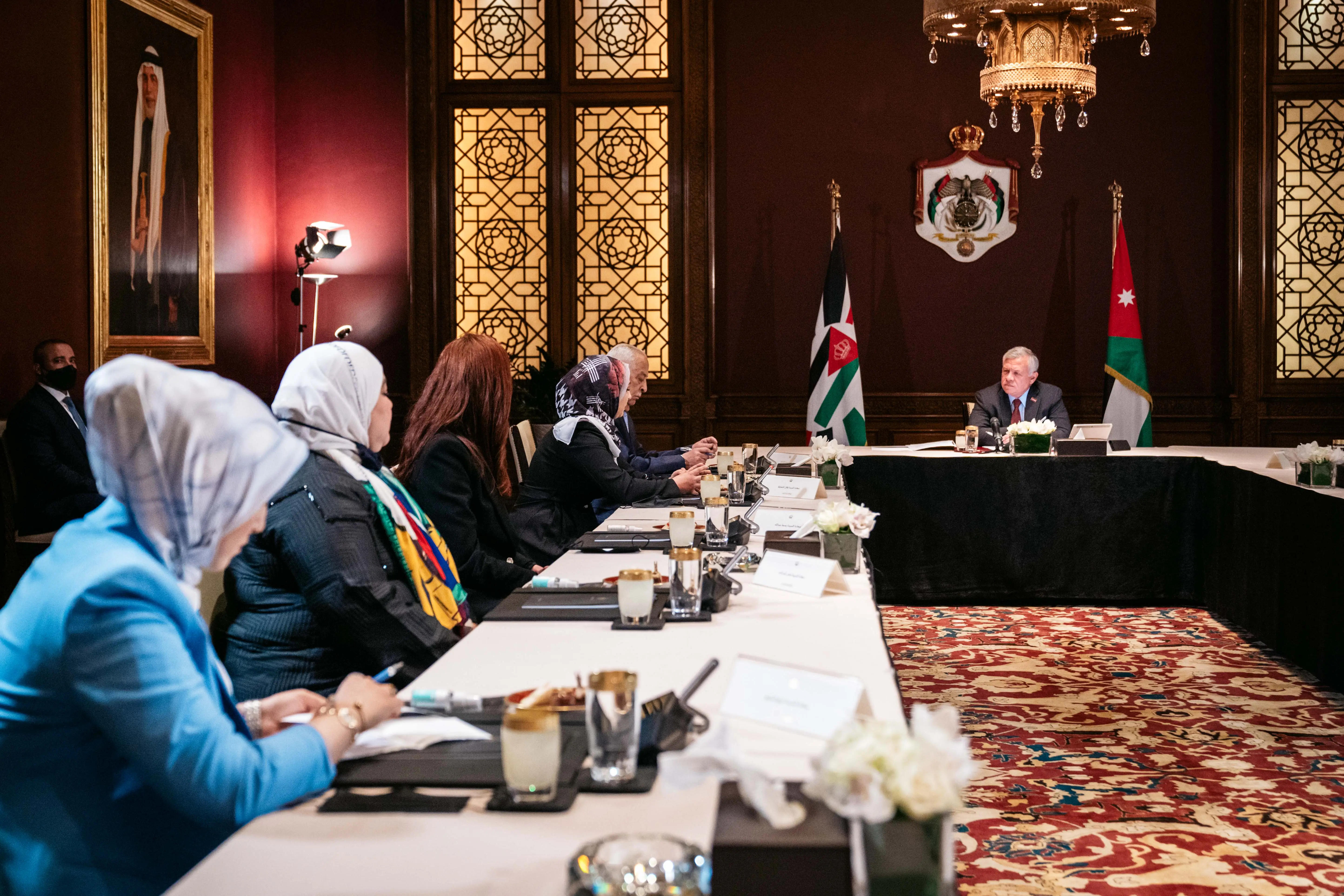 King reiterates pride in achievements of Jordanian women