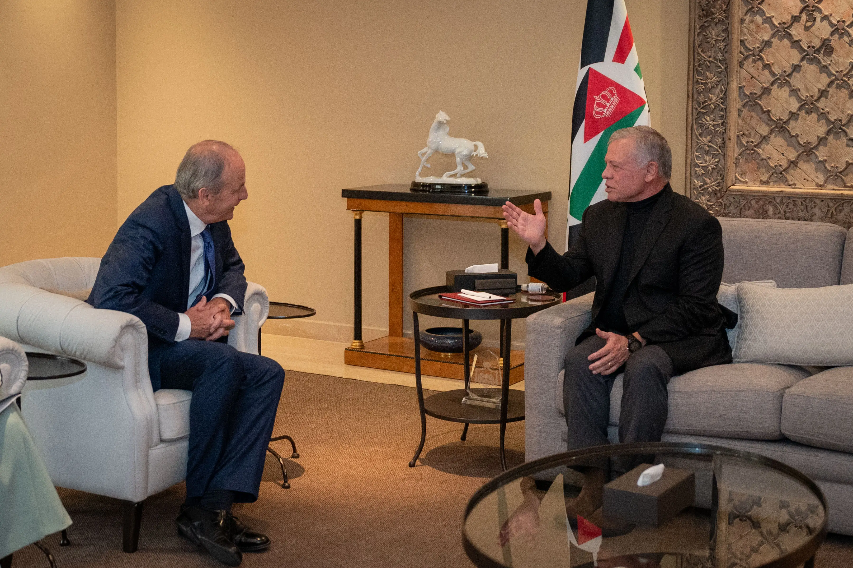 King receives Ireland Deputy PM