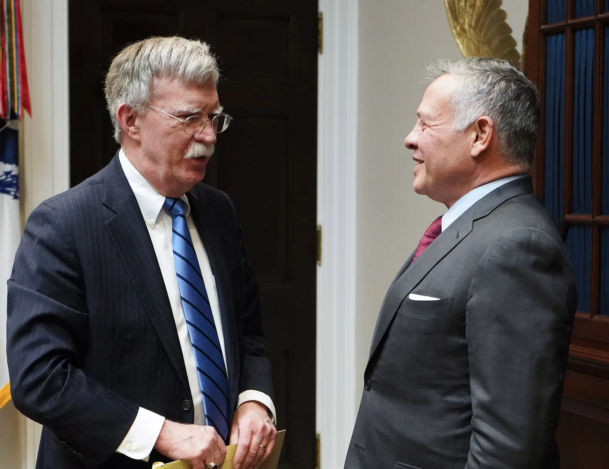 King meets US national security adviser