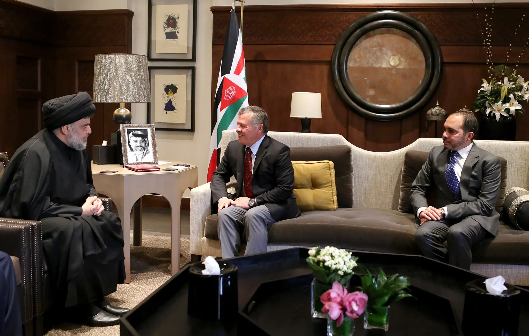 King receives leader of Iraqi Sadrist Movement