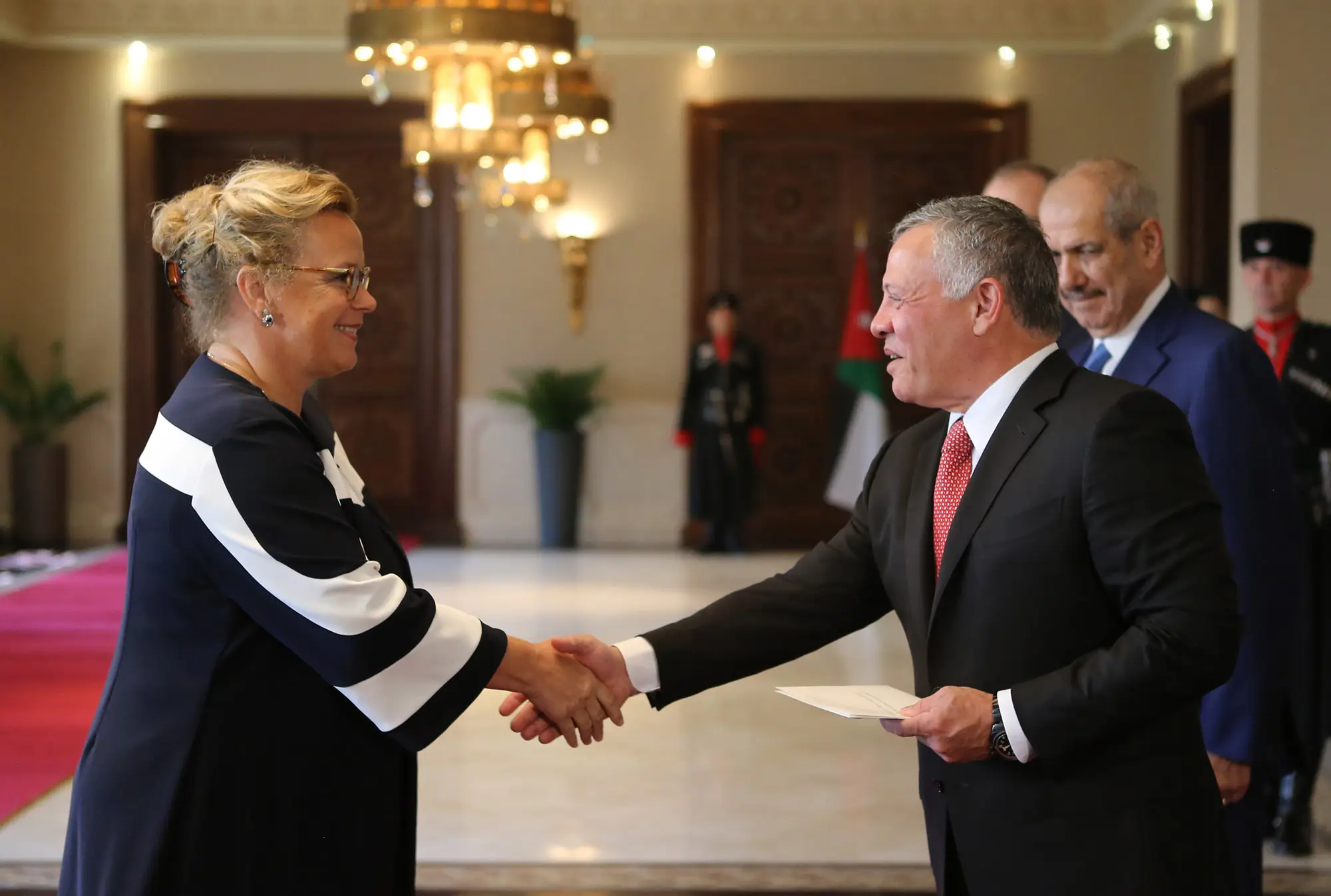 King accepts credentials of newly appointed ambassadors