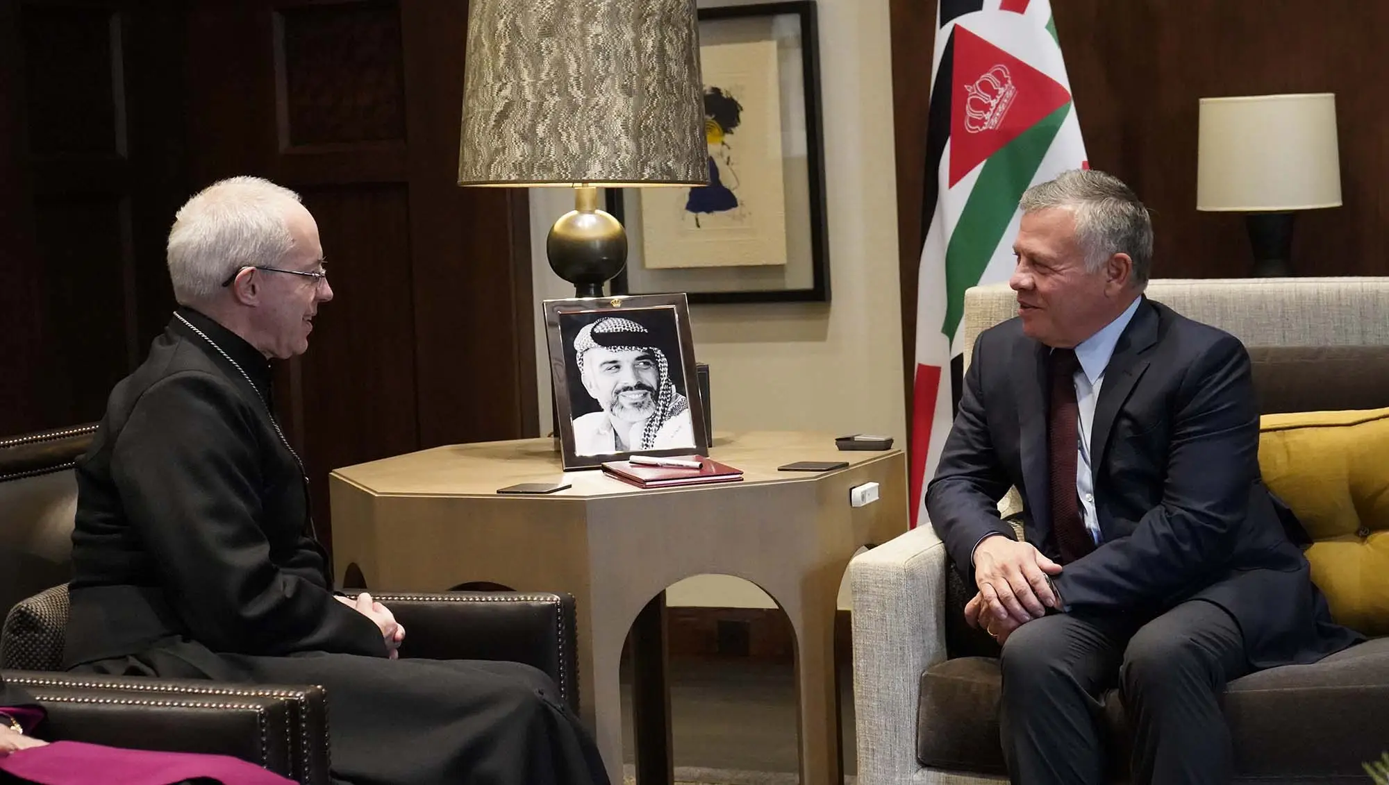 King receives Archbishop of Canterbury