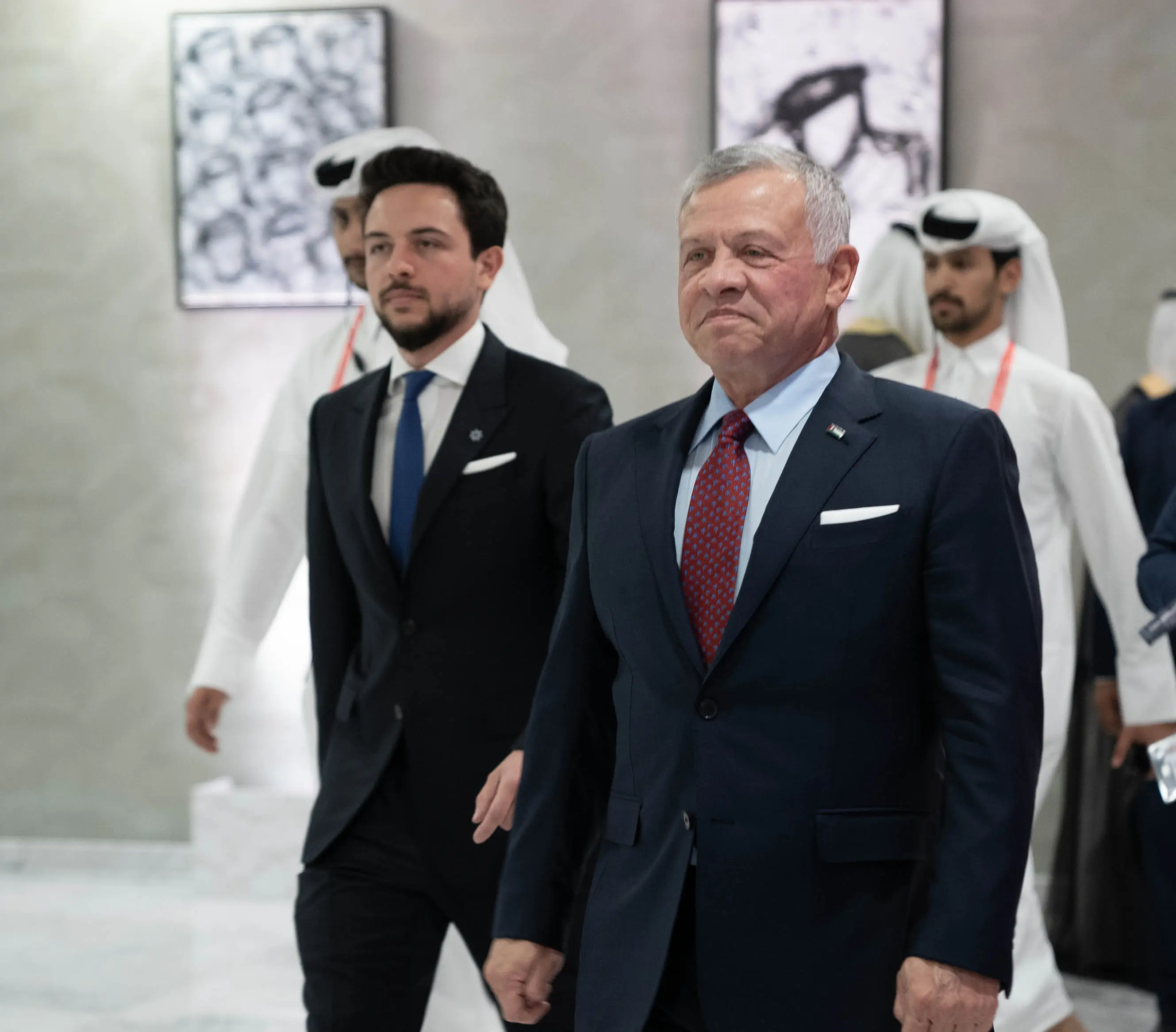 King, Crown Prince attend World Cup opening ceremony in Qatar