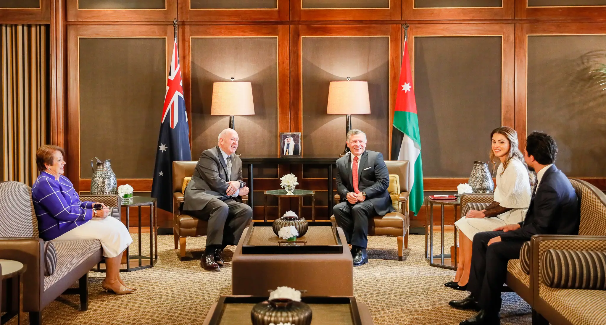 King, Australian governor general hold talks in Amman