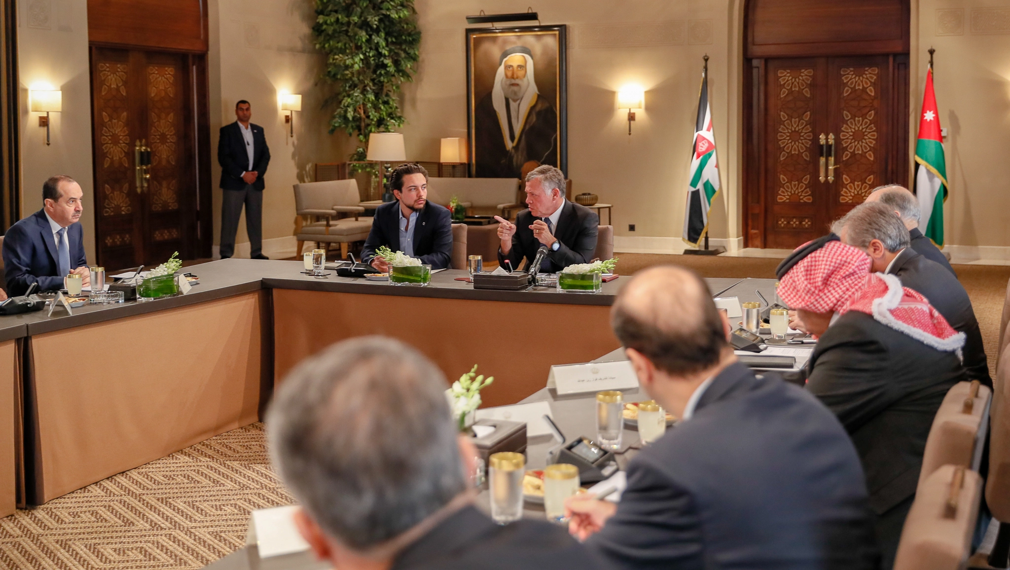 King chairs National Policies Council meeting, says Jordan will persist in supporting Palestinians