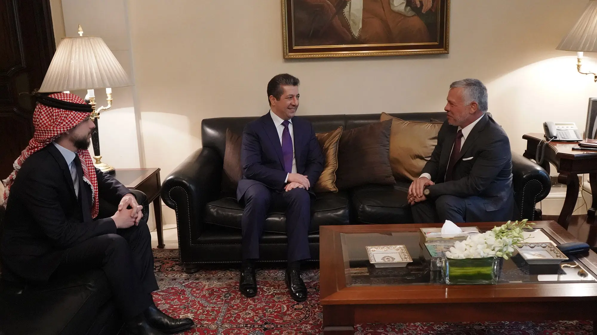 King receives PM of Kurdistan Region in Iraq