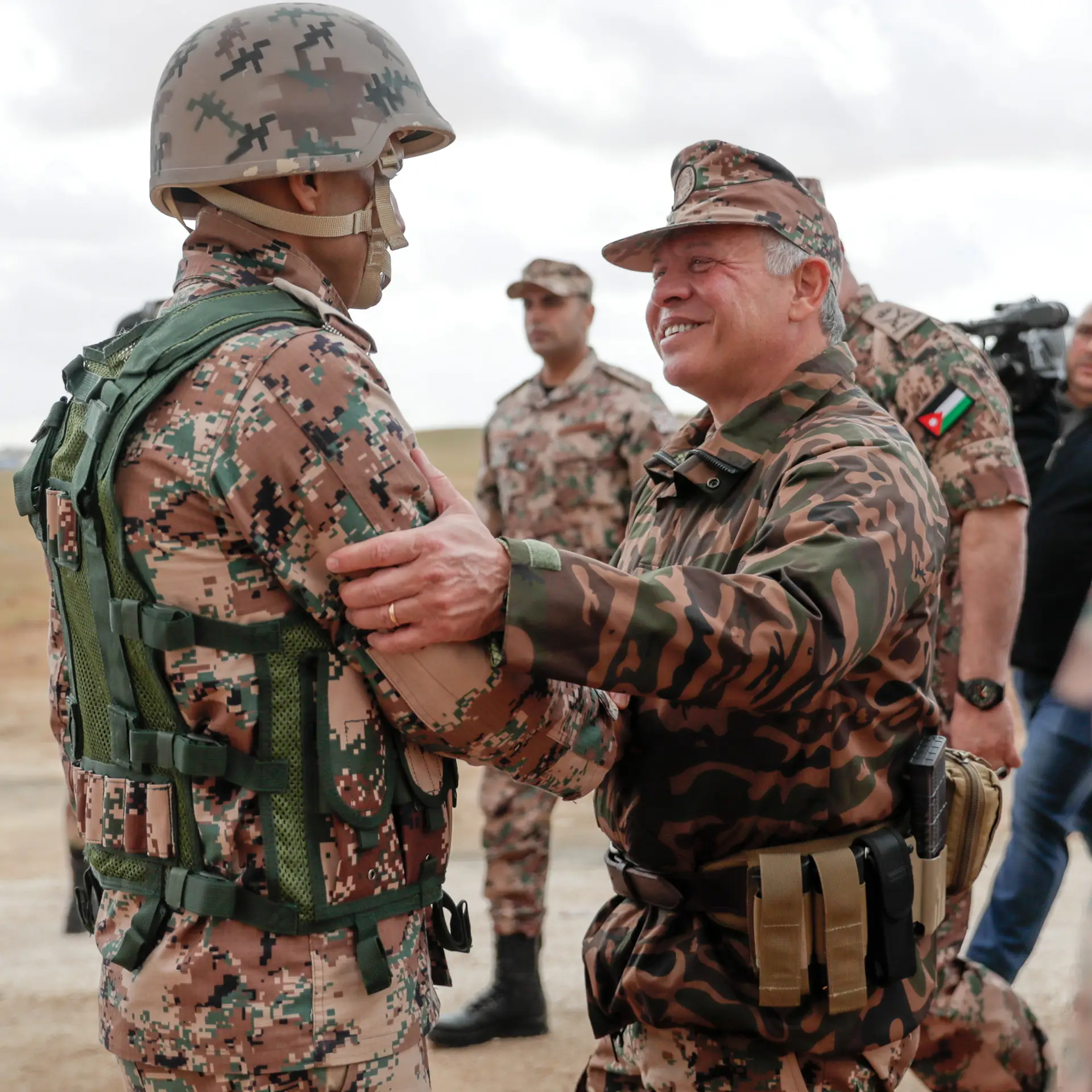 King visits Northern Military Zone