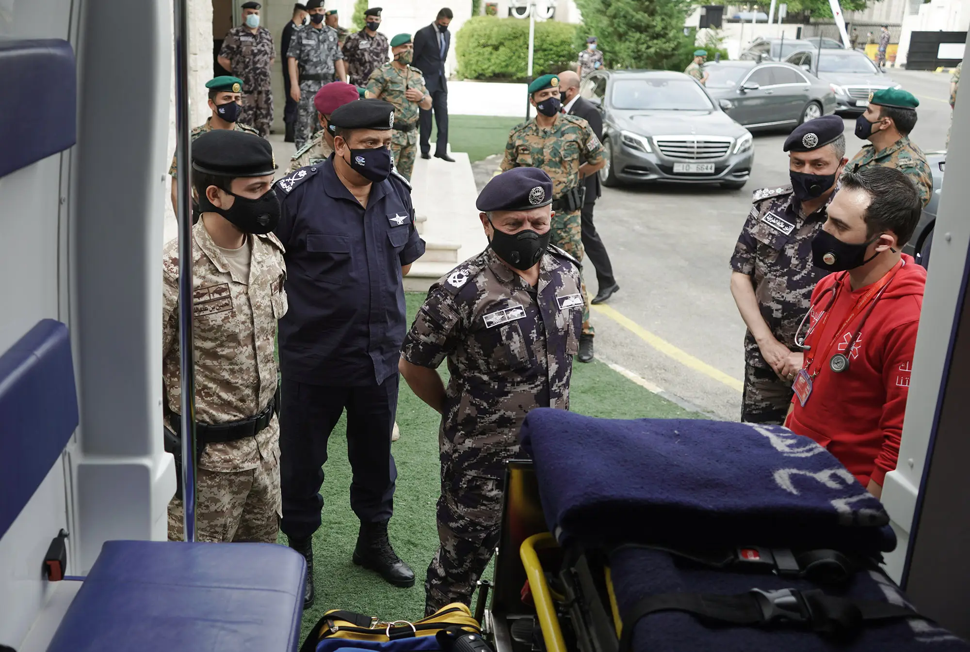 King praises outstanding performance of civil defence personnel during COVID-19 crisis