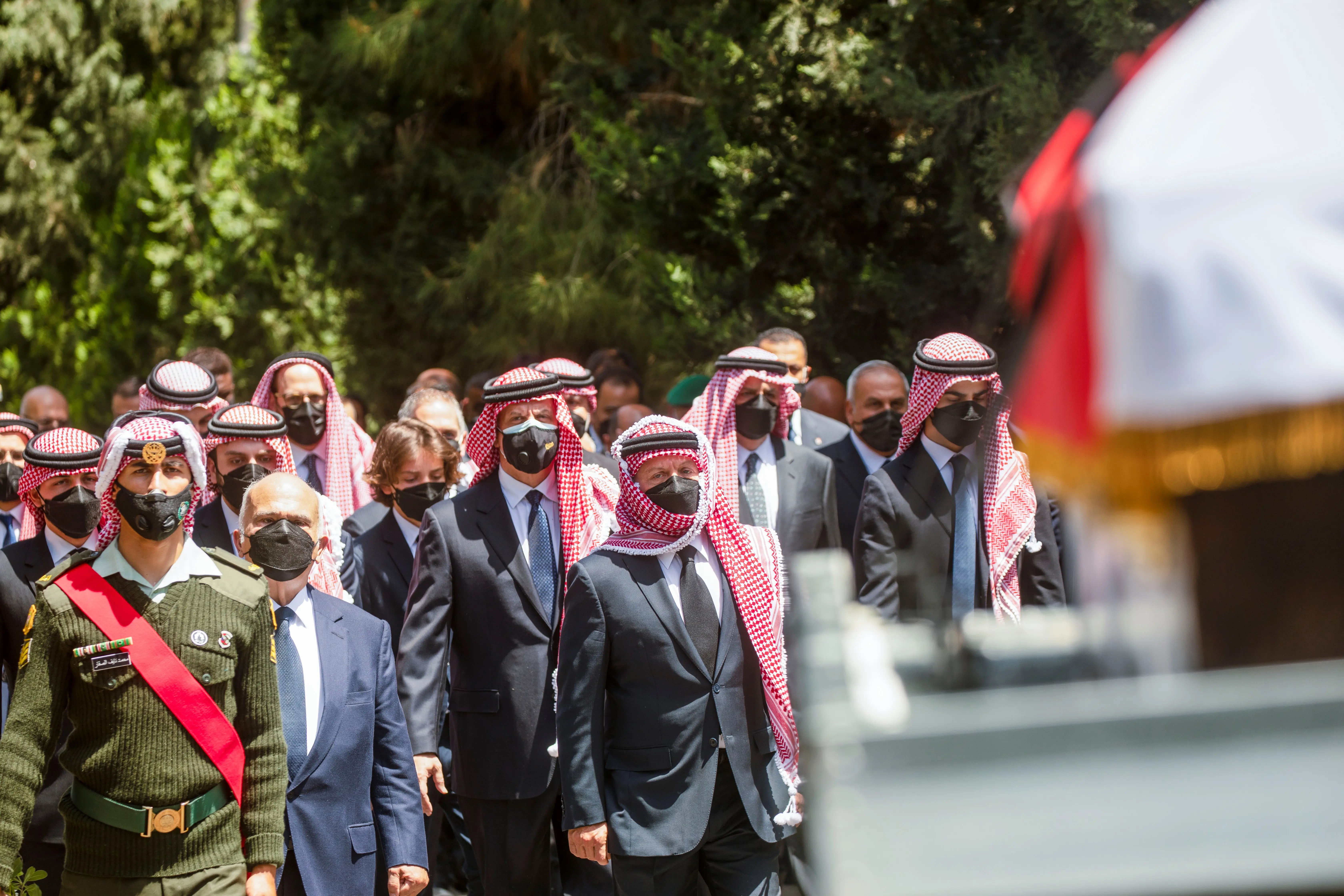 King participates in Prince Muhammed’s funeral service