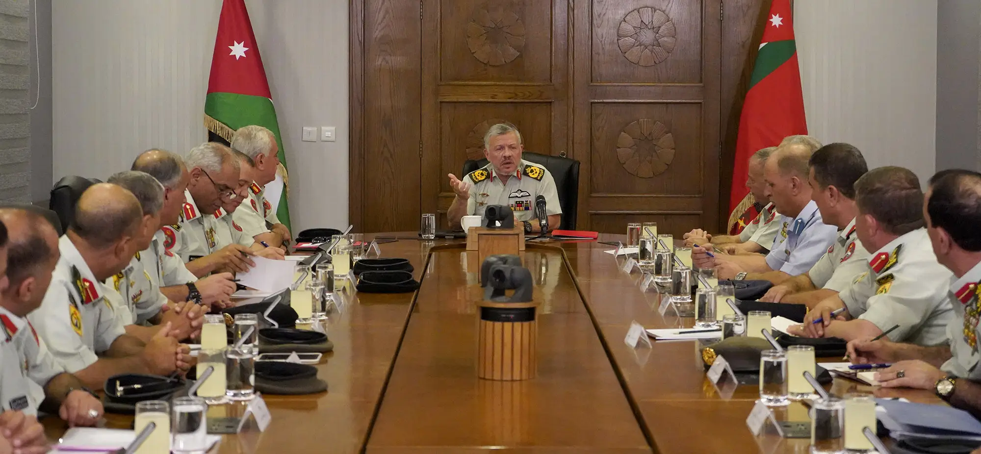 King visits JAF General Command