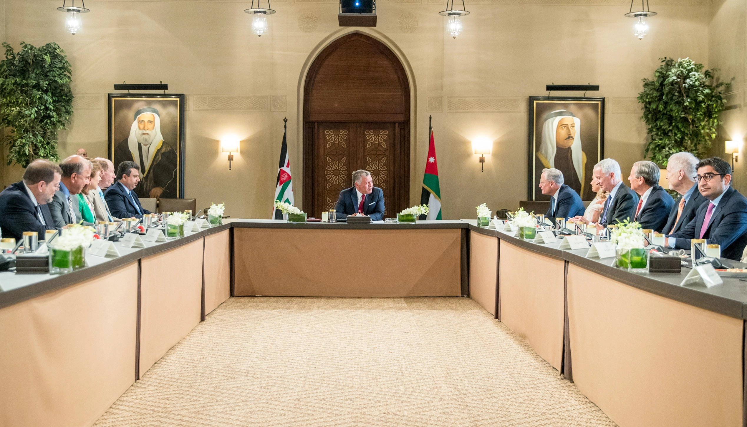King receives delegation from EastWest Institute