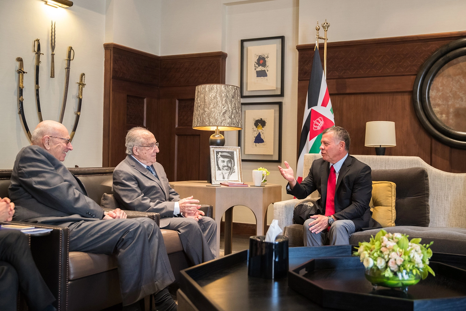 King receives delegation from US-based policy institute