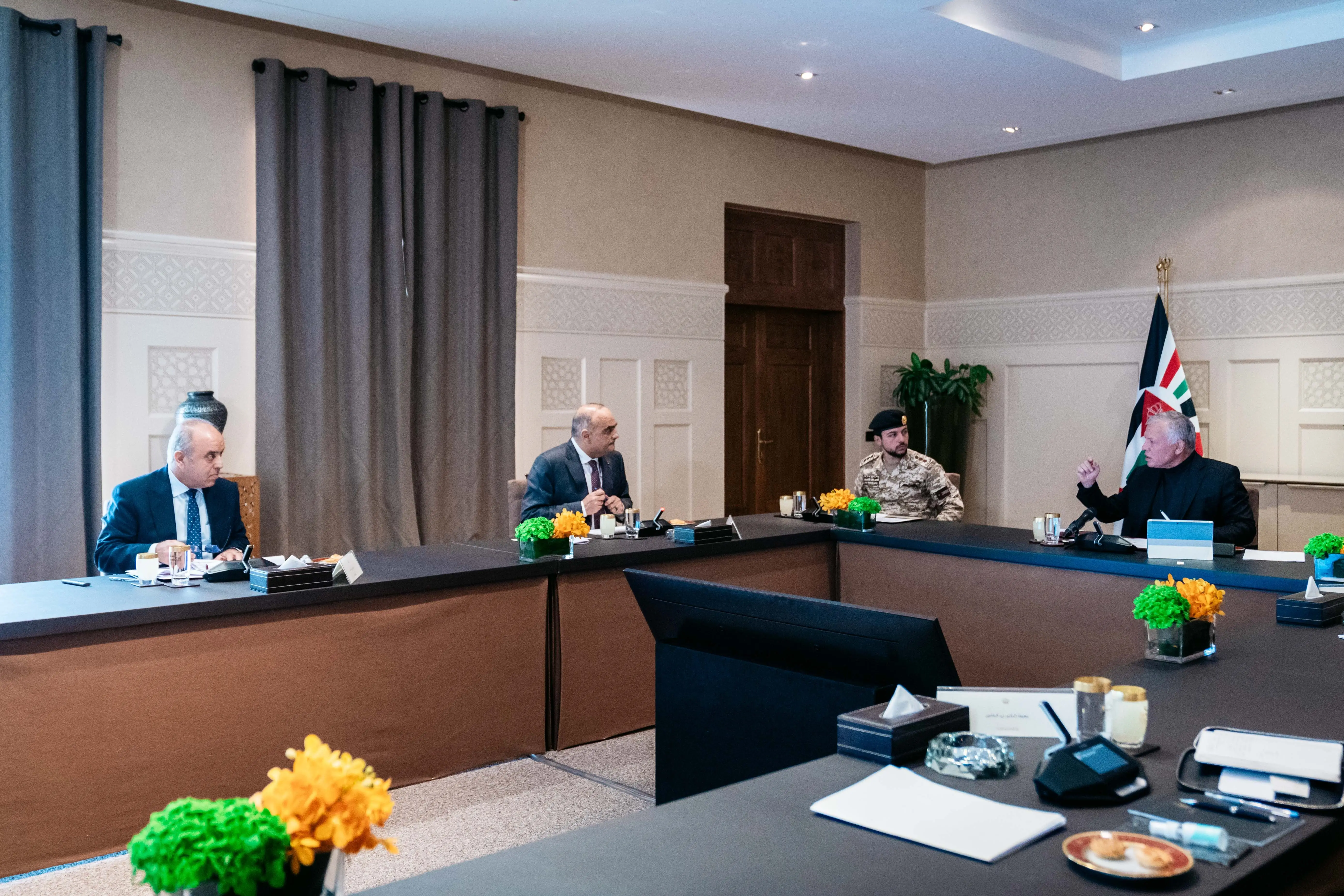 King briefed on government programme to implement economic vision in education