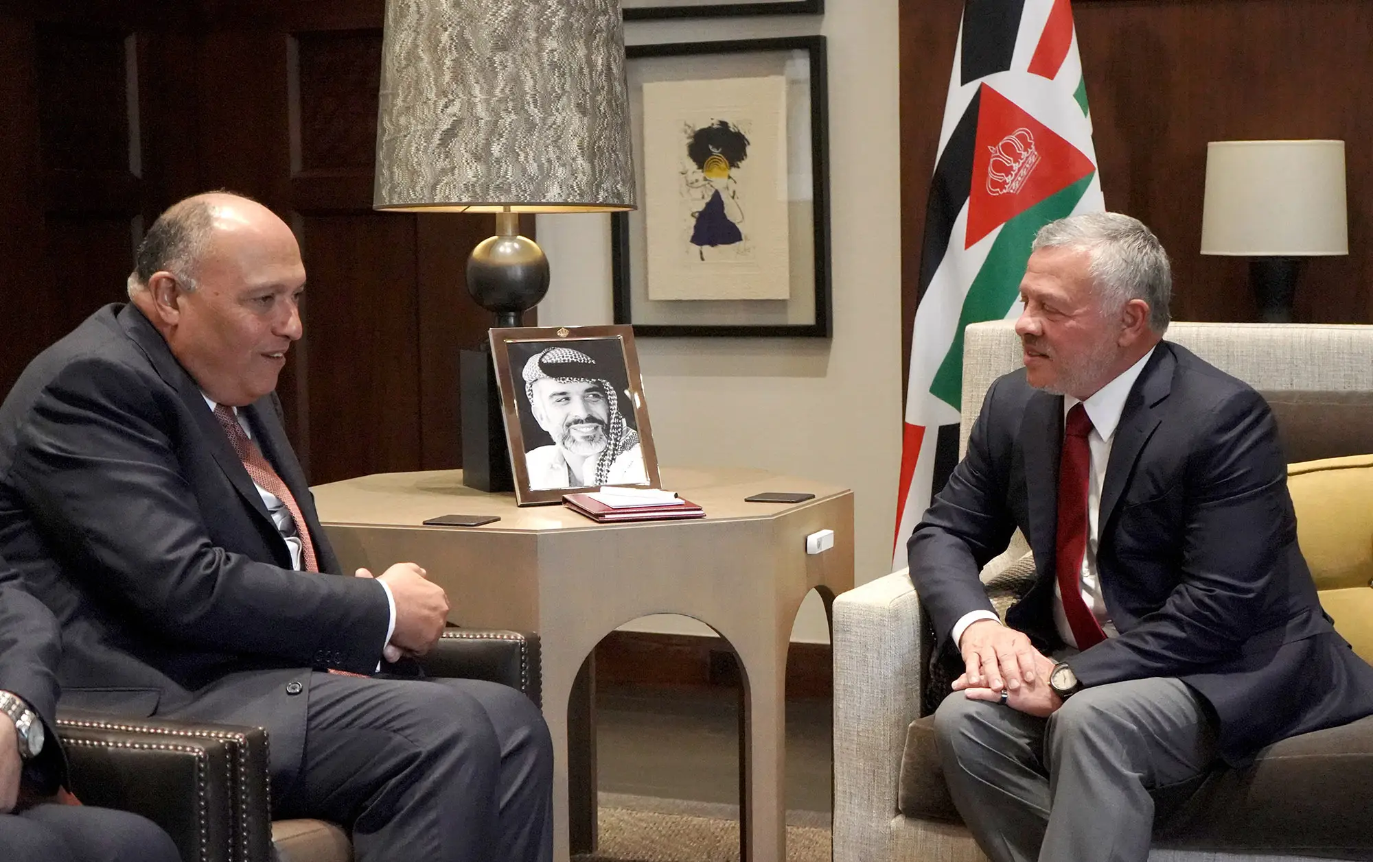 King receives letter from Egyptian president, reaffirms deep-rooted ties