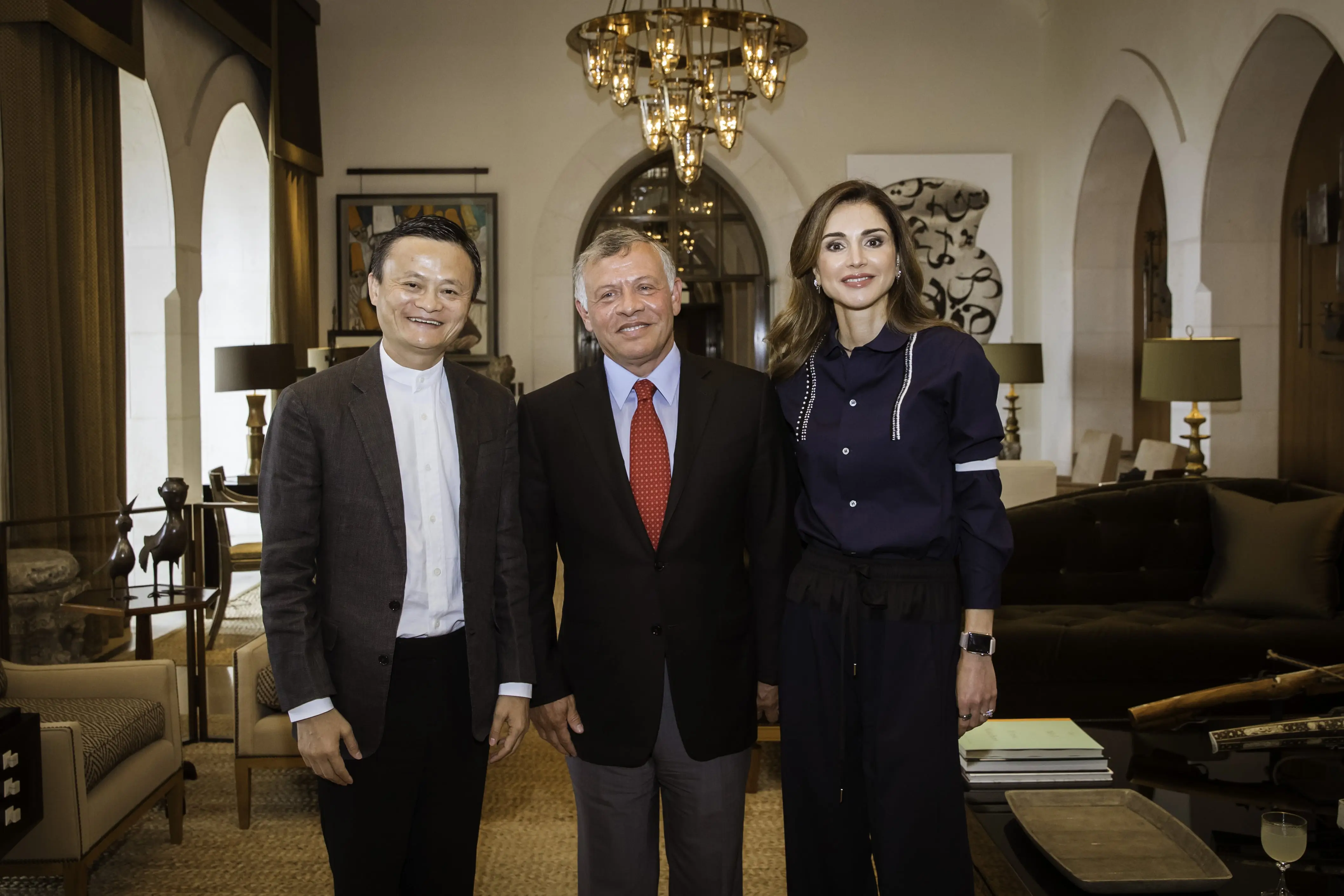 King receives Alibaba Group founder