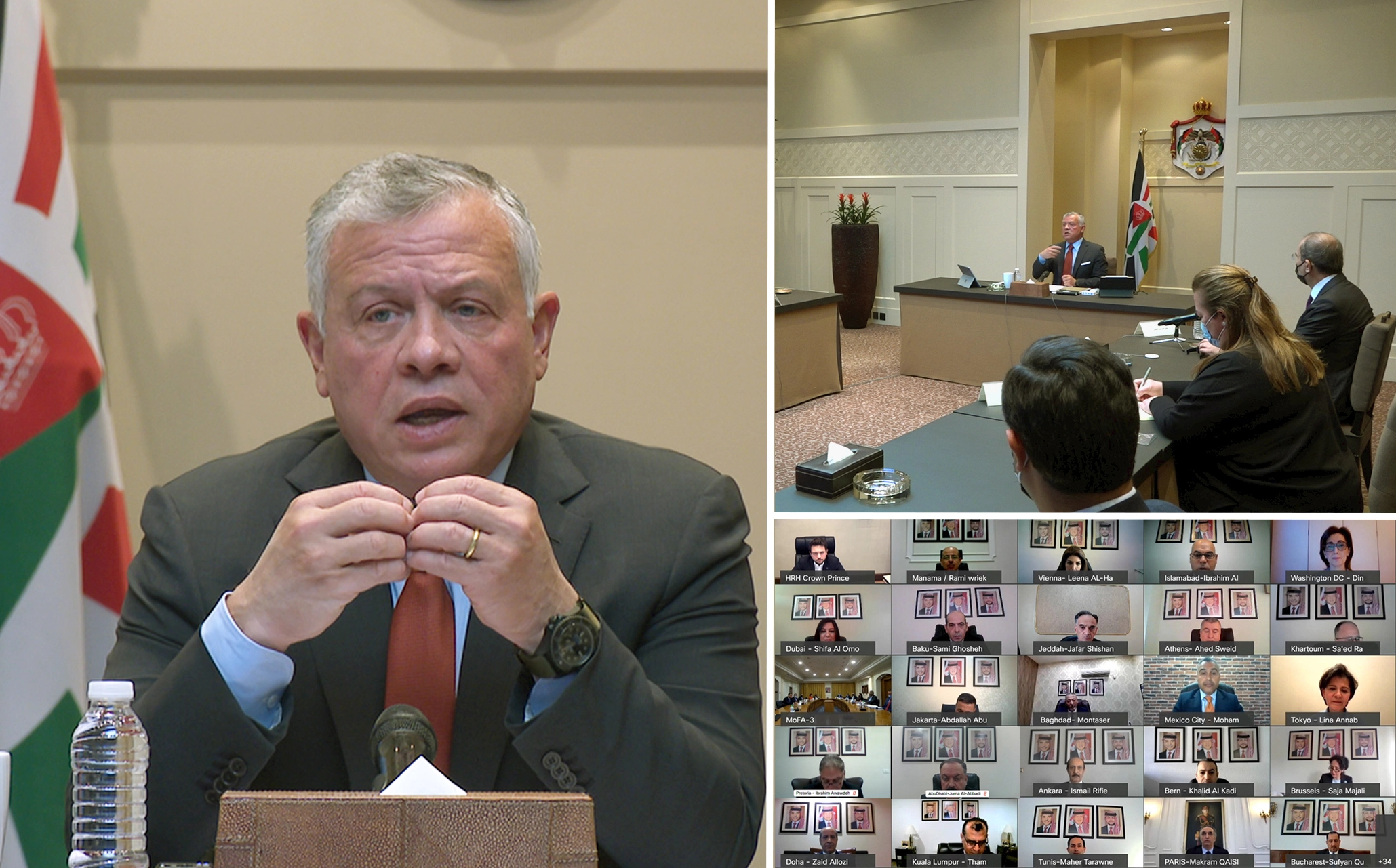 King meets with heads of Jordan’s diplomatic missions