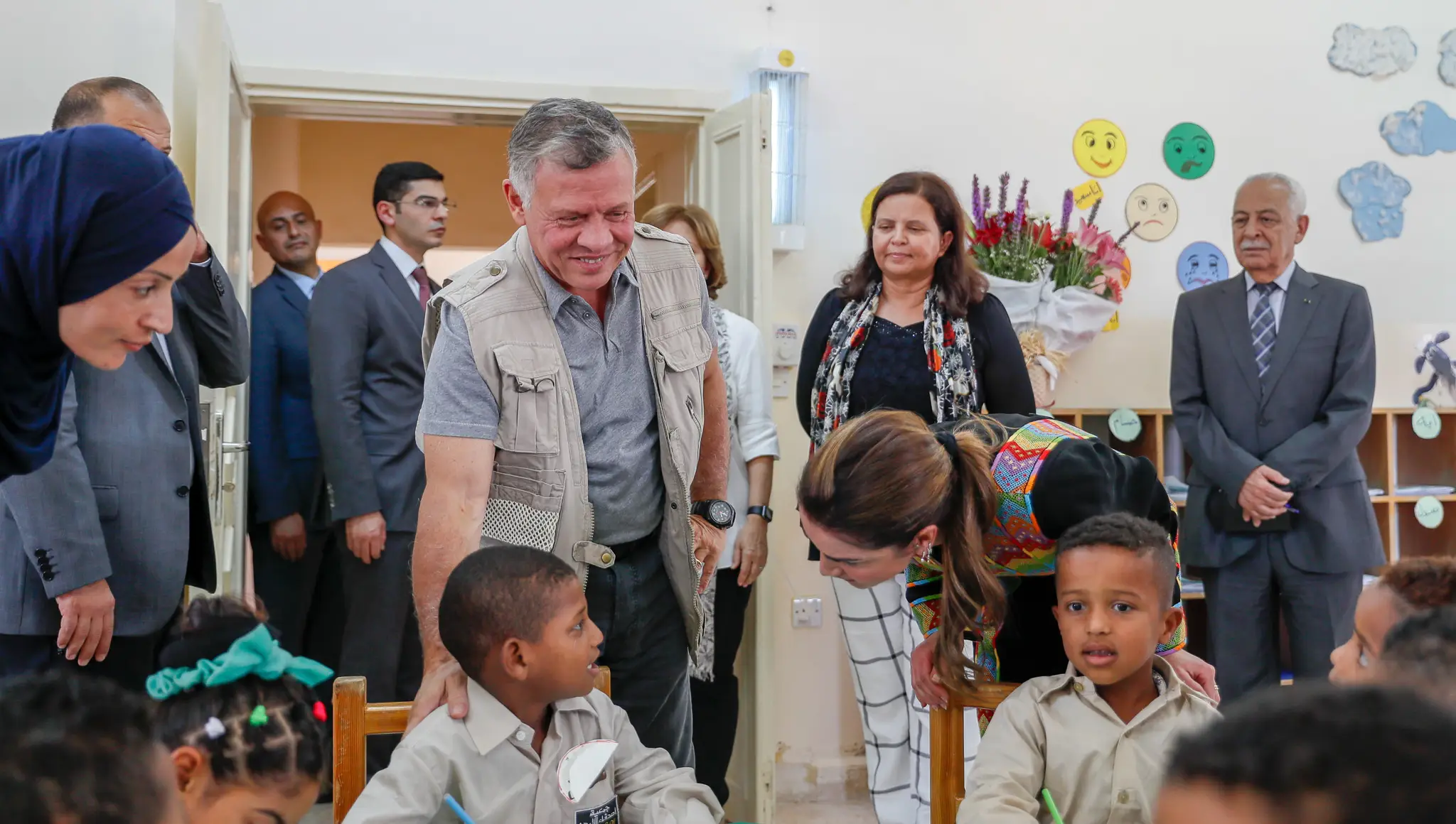 King, Queen visit Ghor Fifa area in Southern Jordan Valley