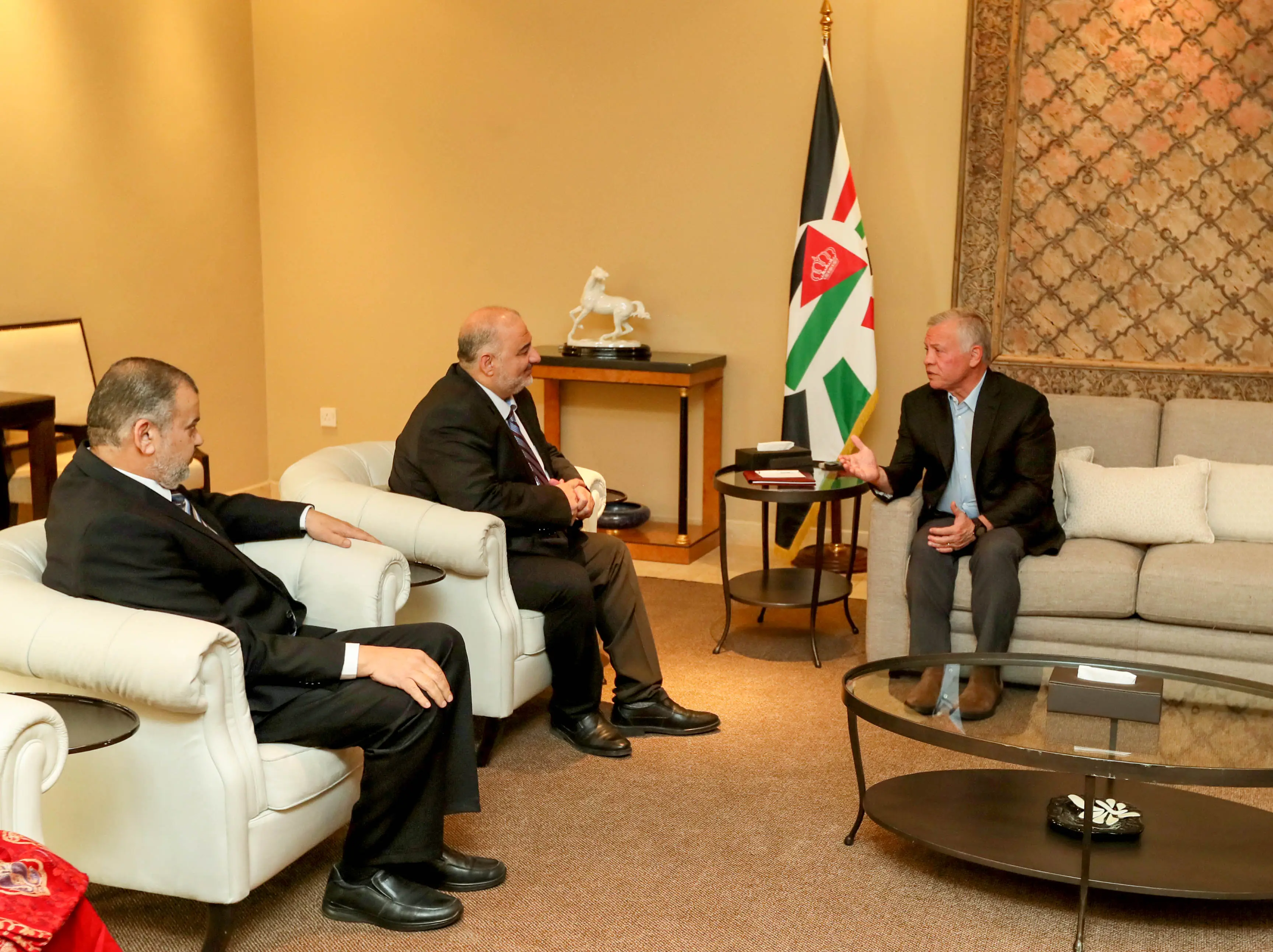 King receives delegation from United Arab List in Knesset