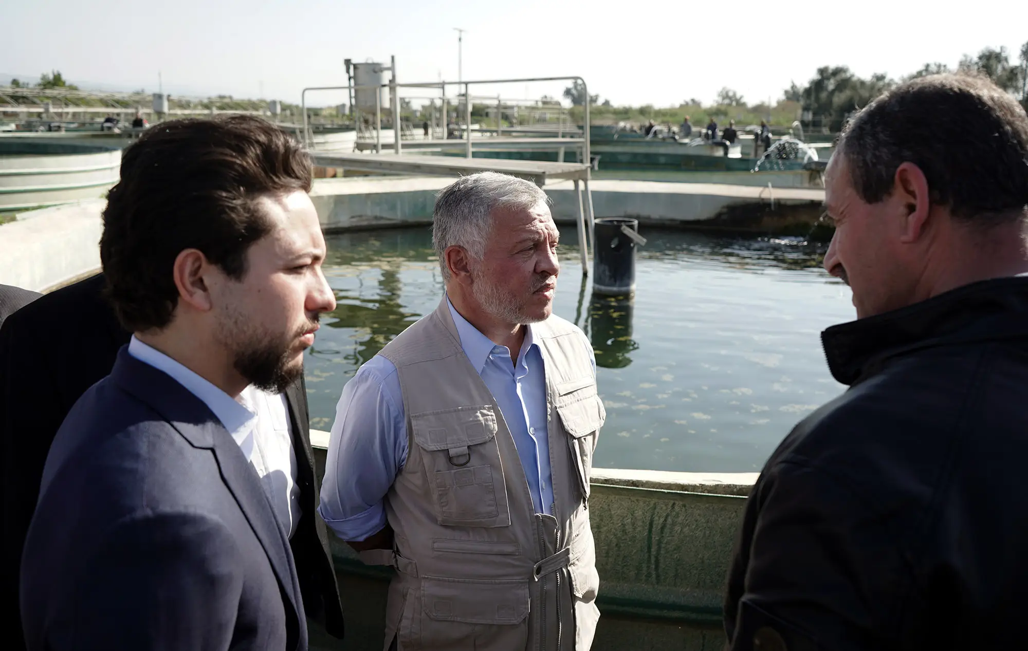 King visits two agricultural projects in Northern Ghor
