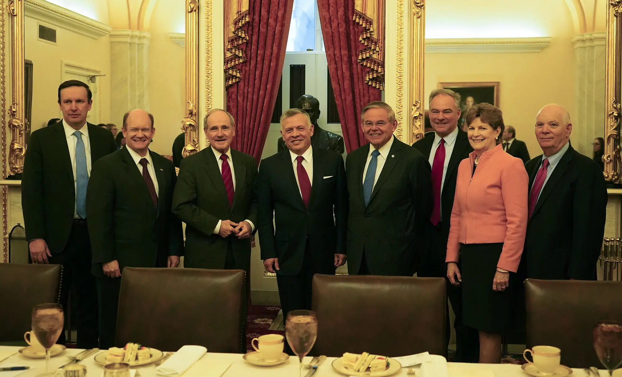 King meets US Congress members as they affirm keenness to bolster Jordan-US ties
