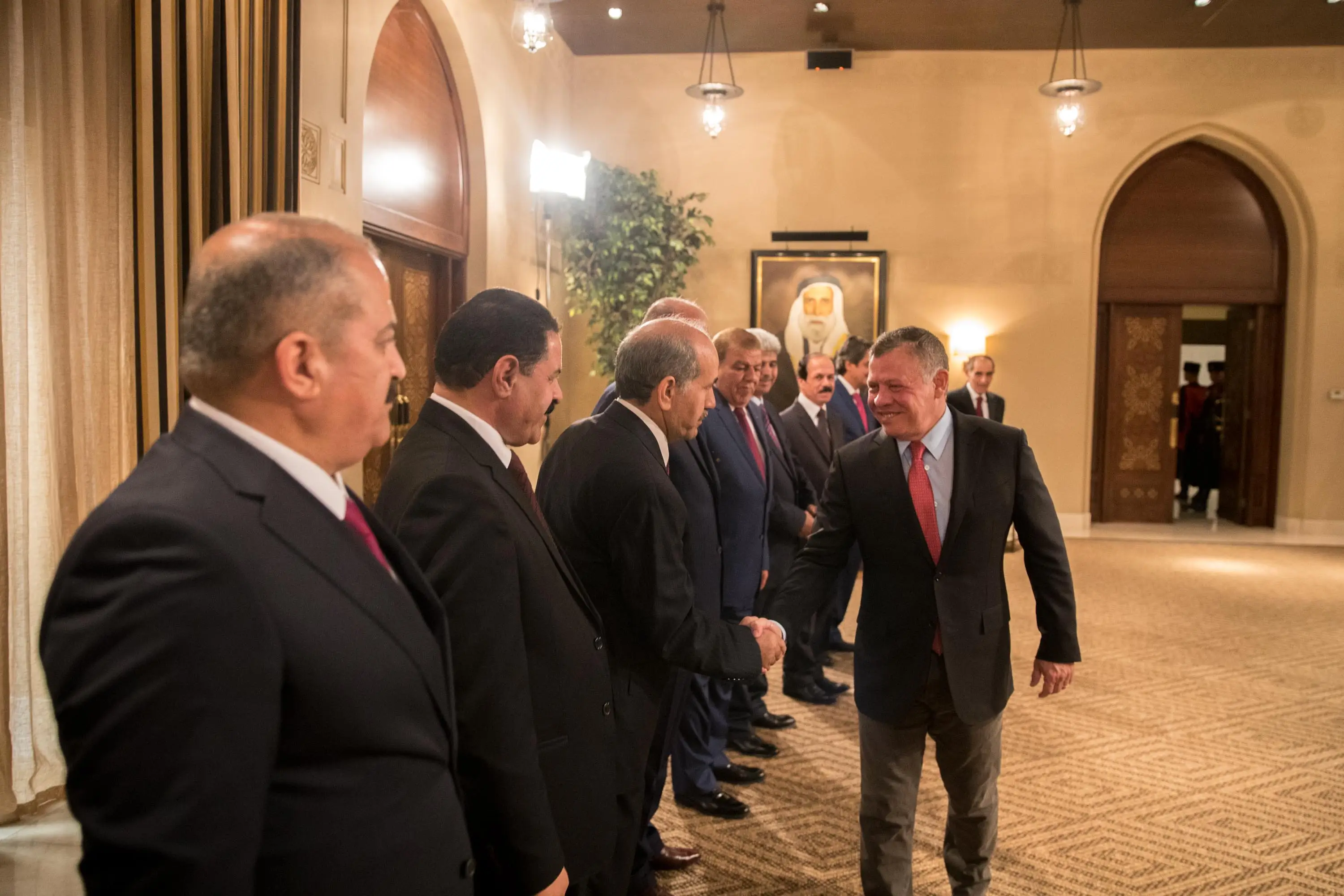 King meets governors