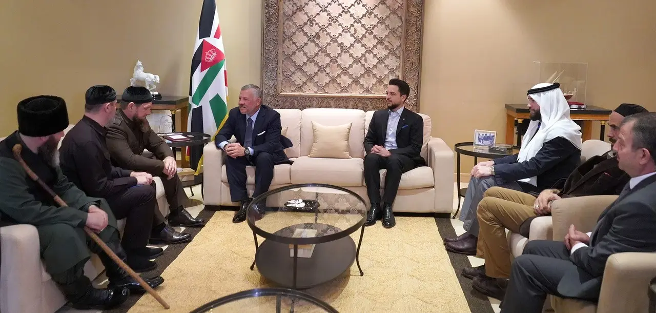 King meets head of Chechen Republic