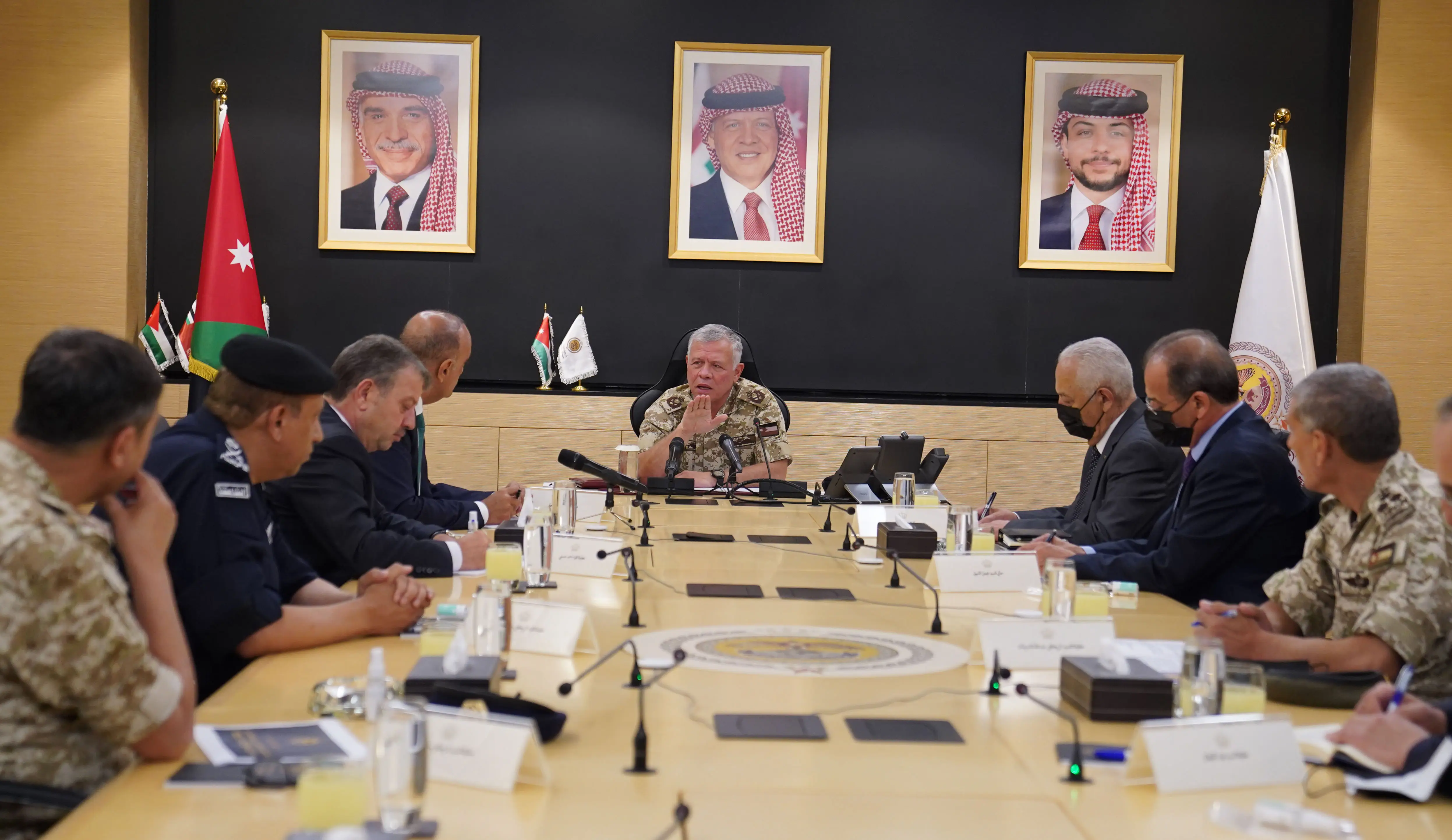 King chairs meeting on Aqaba gas leak