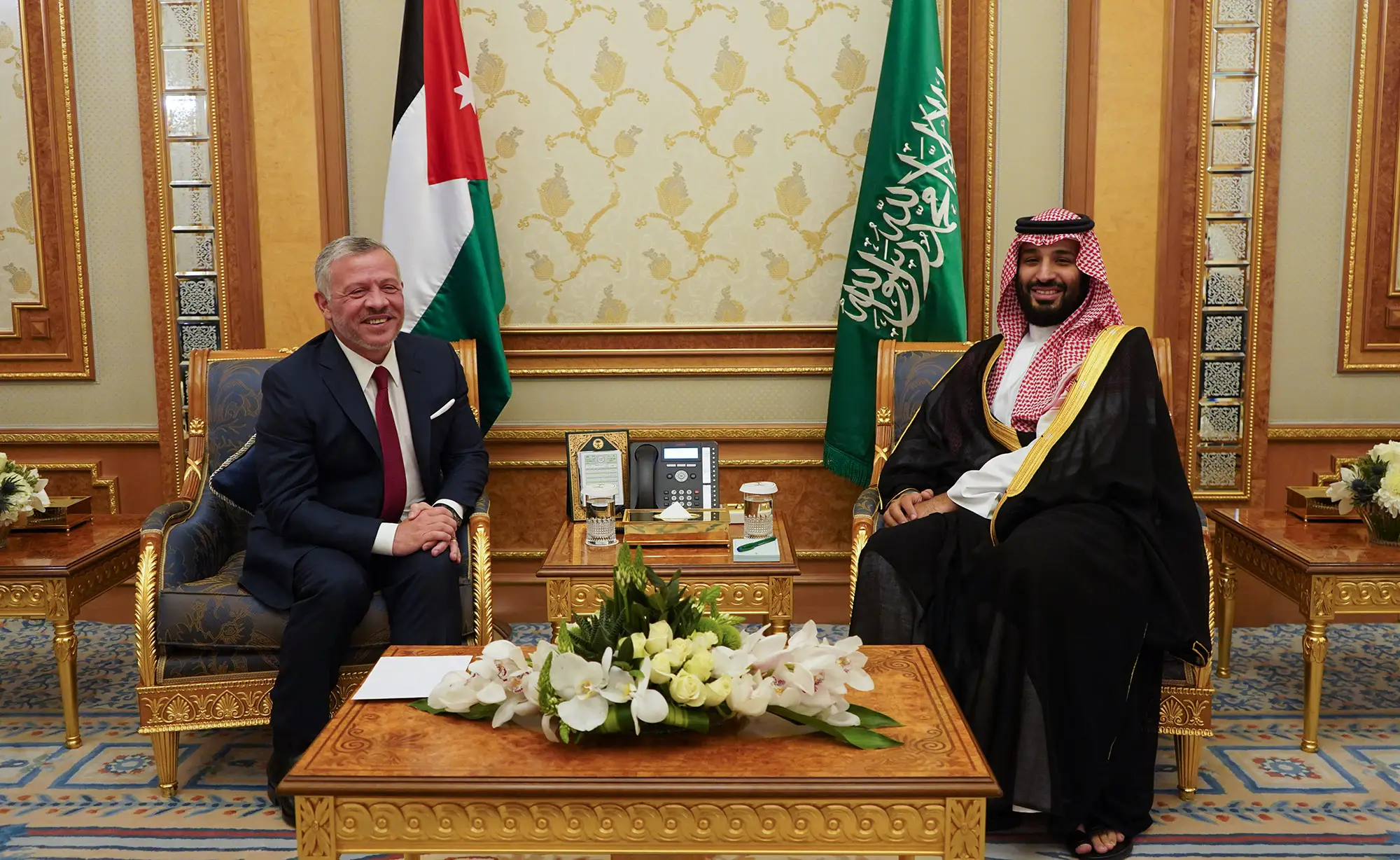 King meet Saudi crown prince