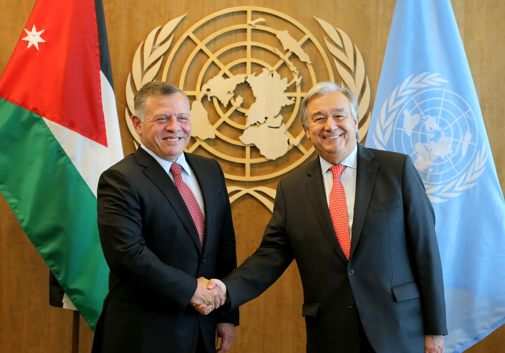 King, UN chief discuss regional developments