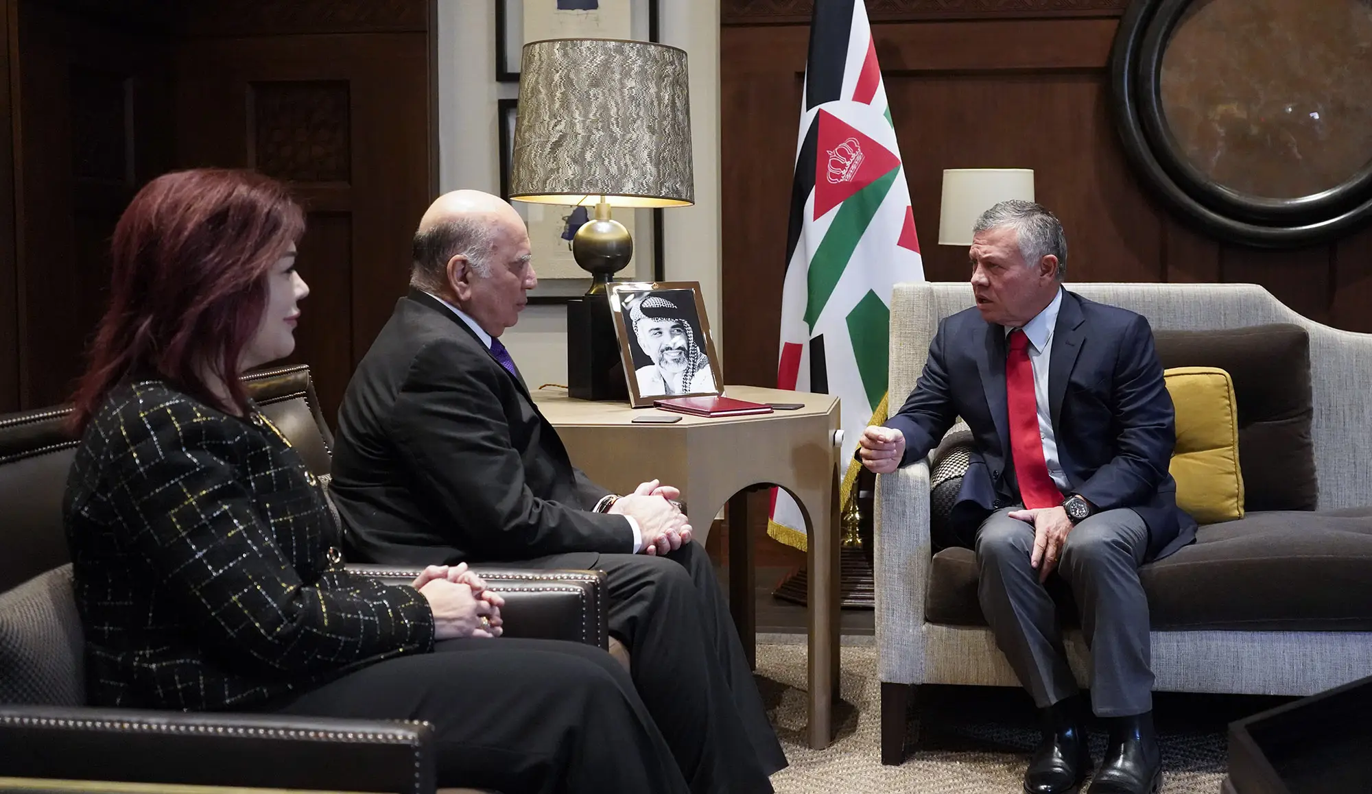 King receives Iraqi deputy PM