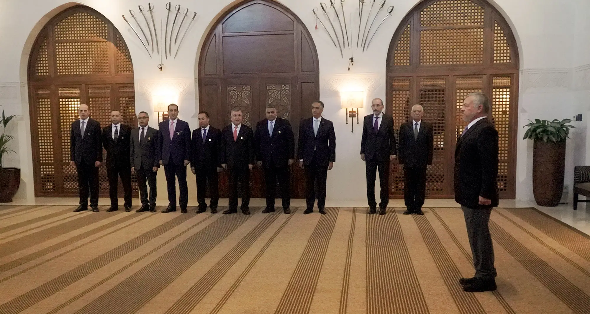 King swears in new ambassadors