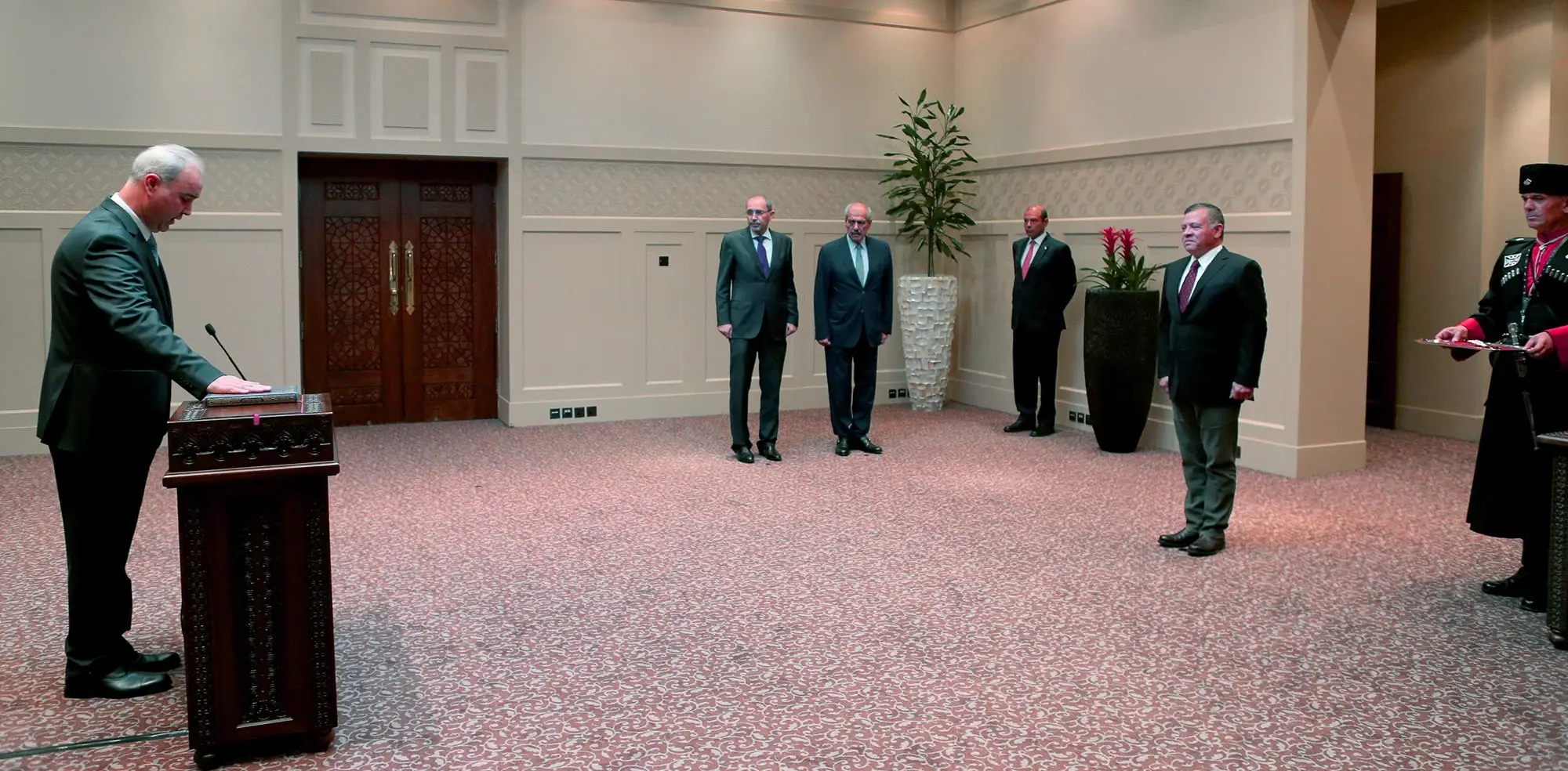 King swears in Khatib as Jordan’s ambassador to Morocco