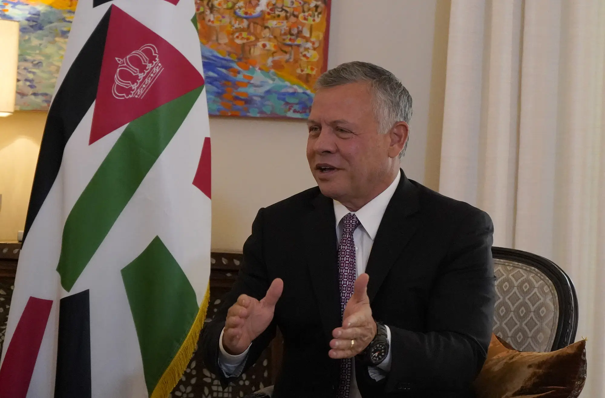 King meets Jordanian media delegation invited to attend Templeton Prize Ceremony