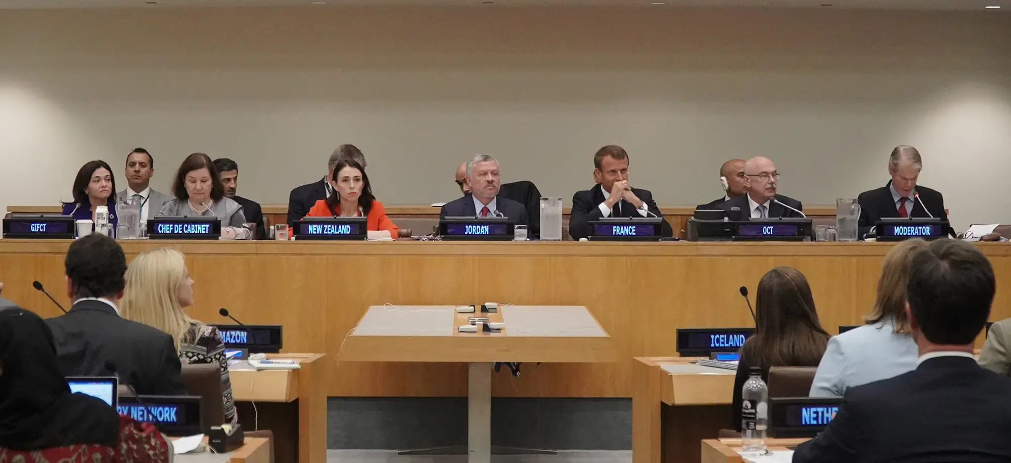 King attends high-level meeting in New York on countering extremism, says world cannot stand by as terrorists twist positive power of tech