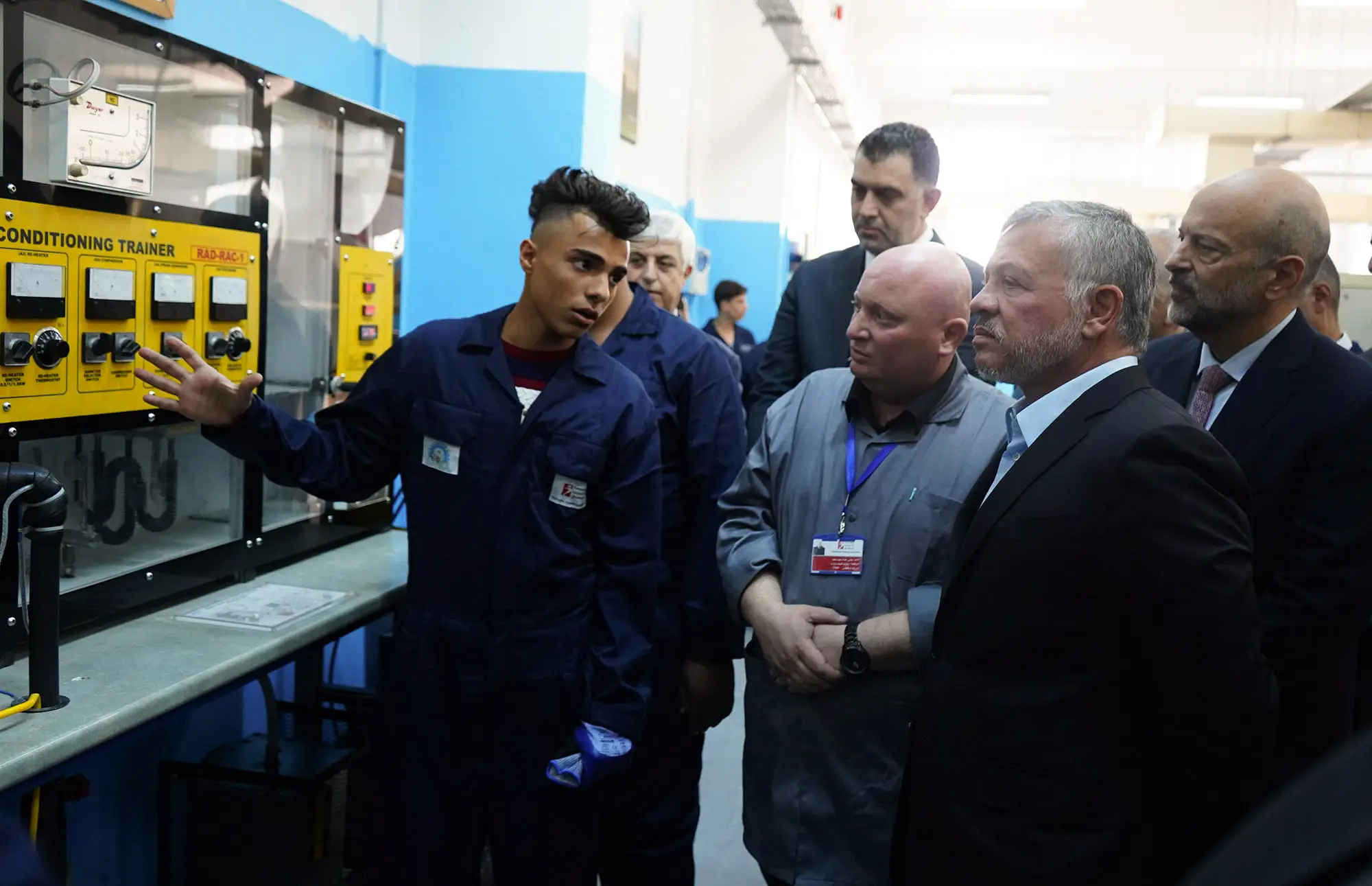 King visits Marka Vocational Training Institute, meets with Technical and Vocational Skills Development Commission’s board